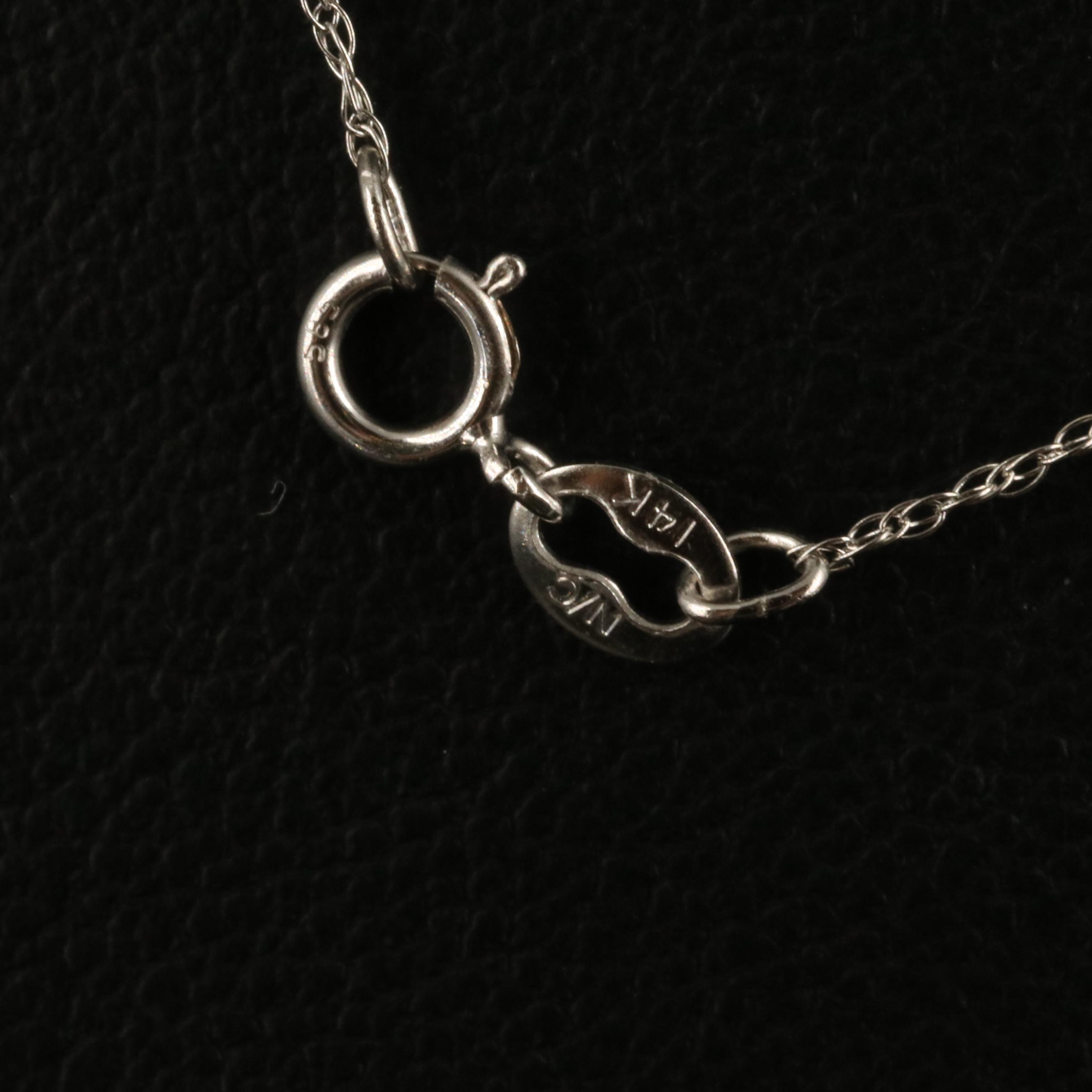 14K Loose Rope Chain Necklace