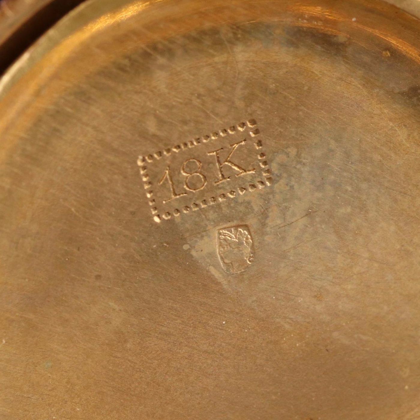 Antique Bailey Banks & Biddle 18K Gold Convertible Pocket Watch