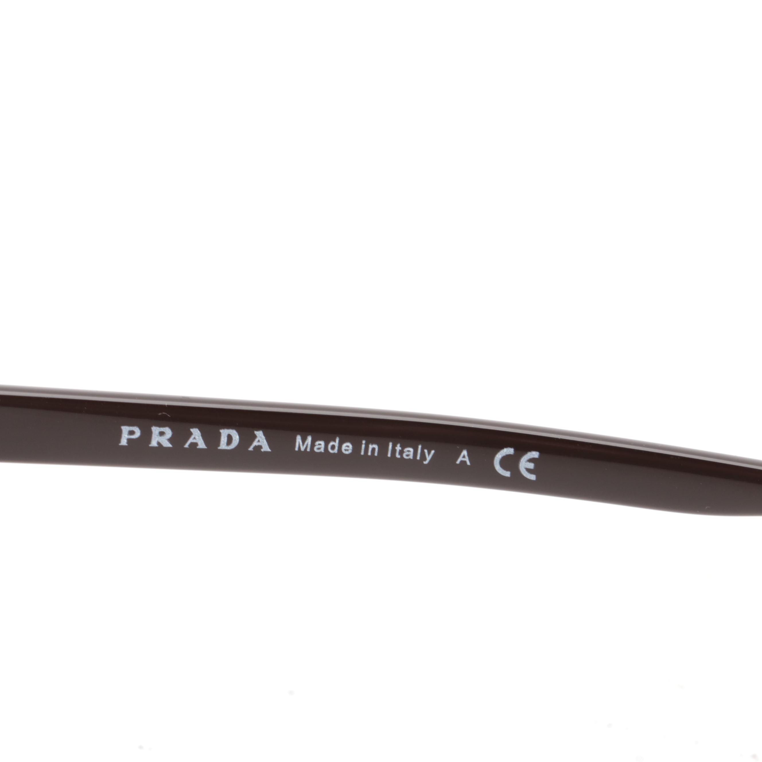 Prada SPR67T Semi-Rimless Sunglasses