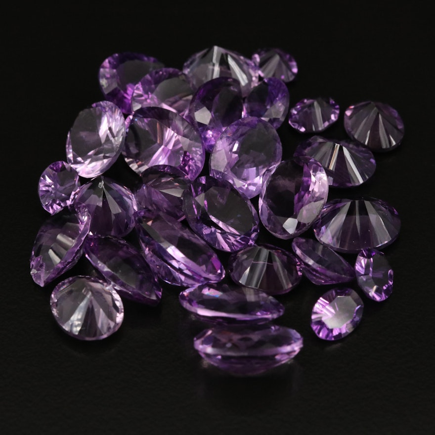 Loose 91.69 CTW Amethyst