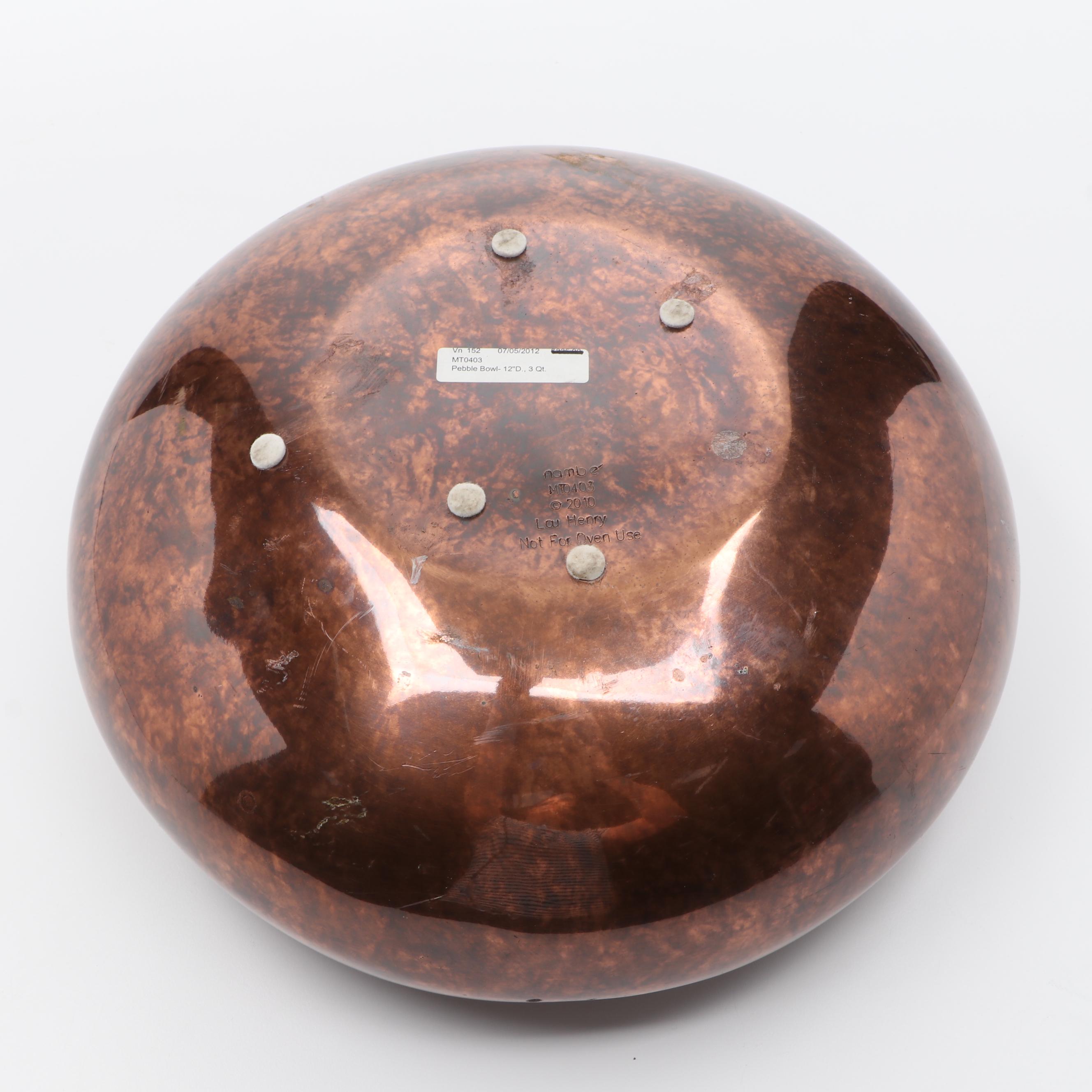 Lou Henry for Nambé "Pebble" Aluminum Bowl, 2010