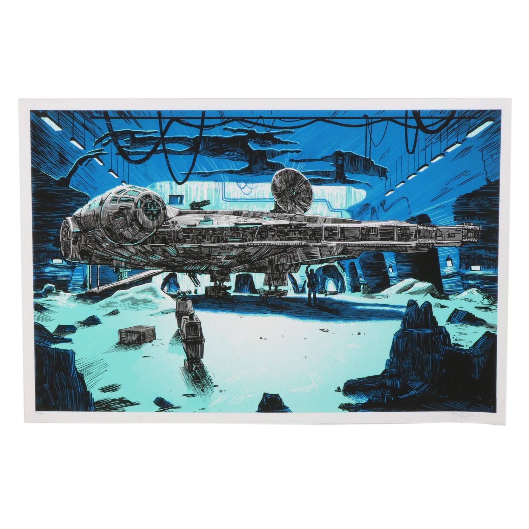 Tim Doyle "Star Wars" Serigraph "What a Piece of Junk"