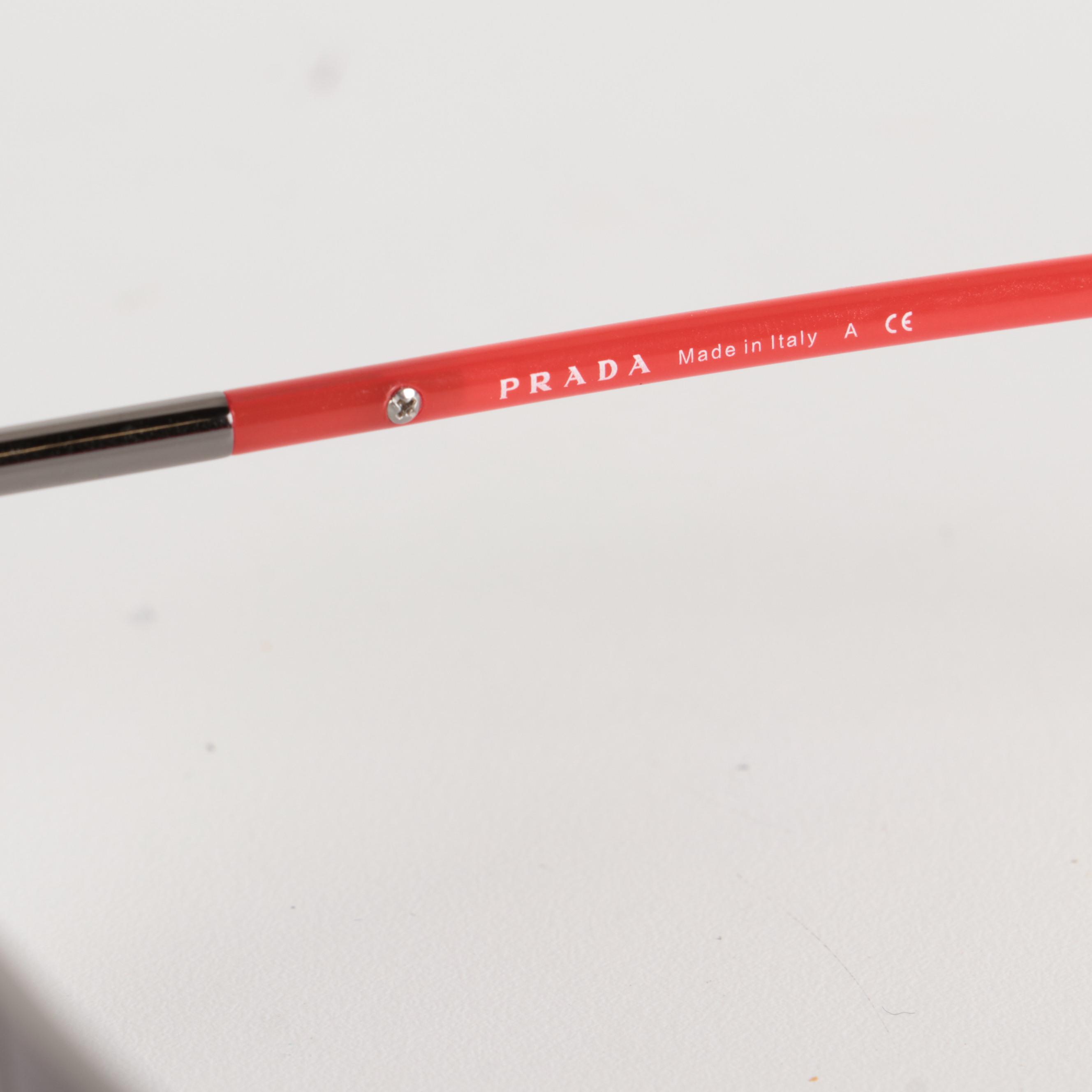 Prada SPR 57M Aviator Style Sunglasses