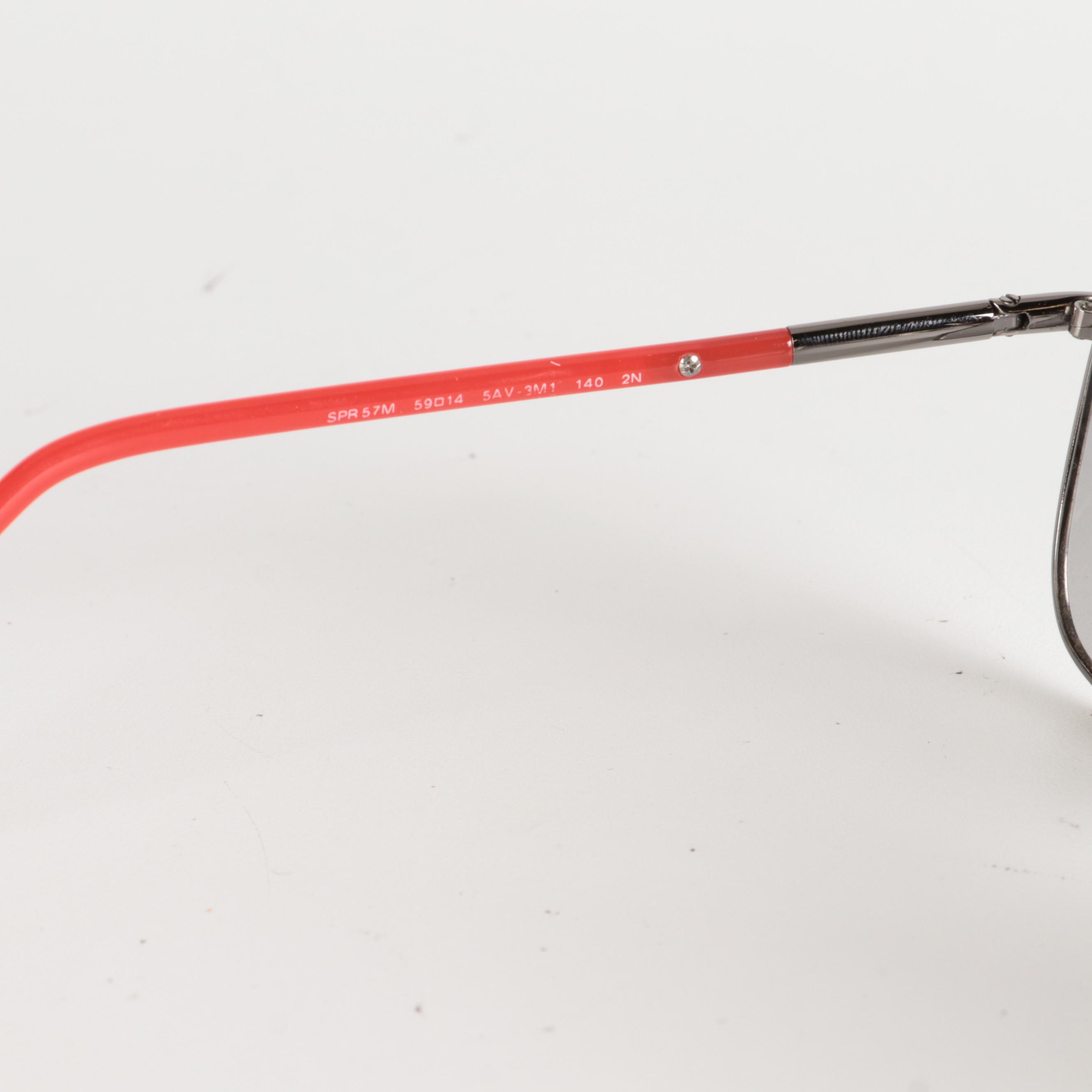 Prada SPR 57M Aviator Style Sunglasses