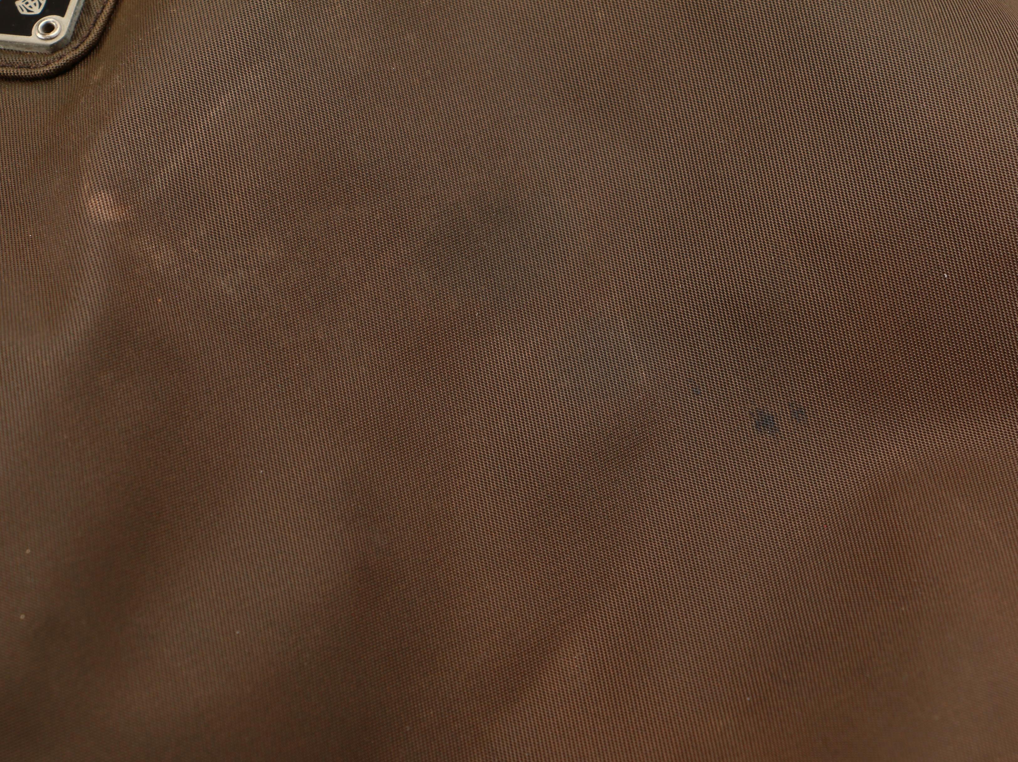 Prada City Tote Shoulder Bag in Brown Nylon