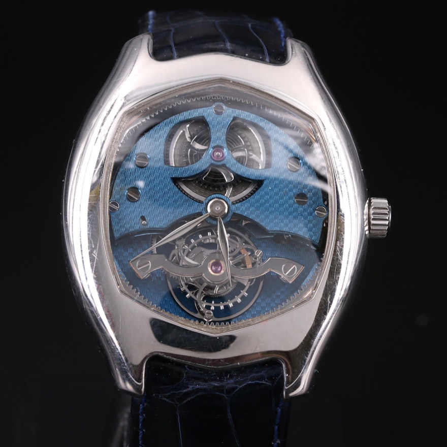 Cedric Johner "Abyss Tourbillon" Platinum Wristwatch