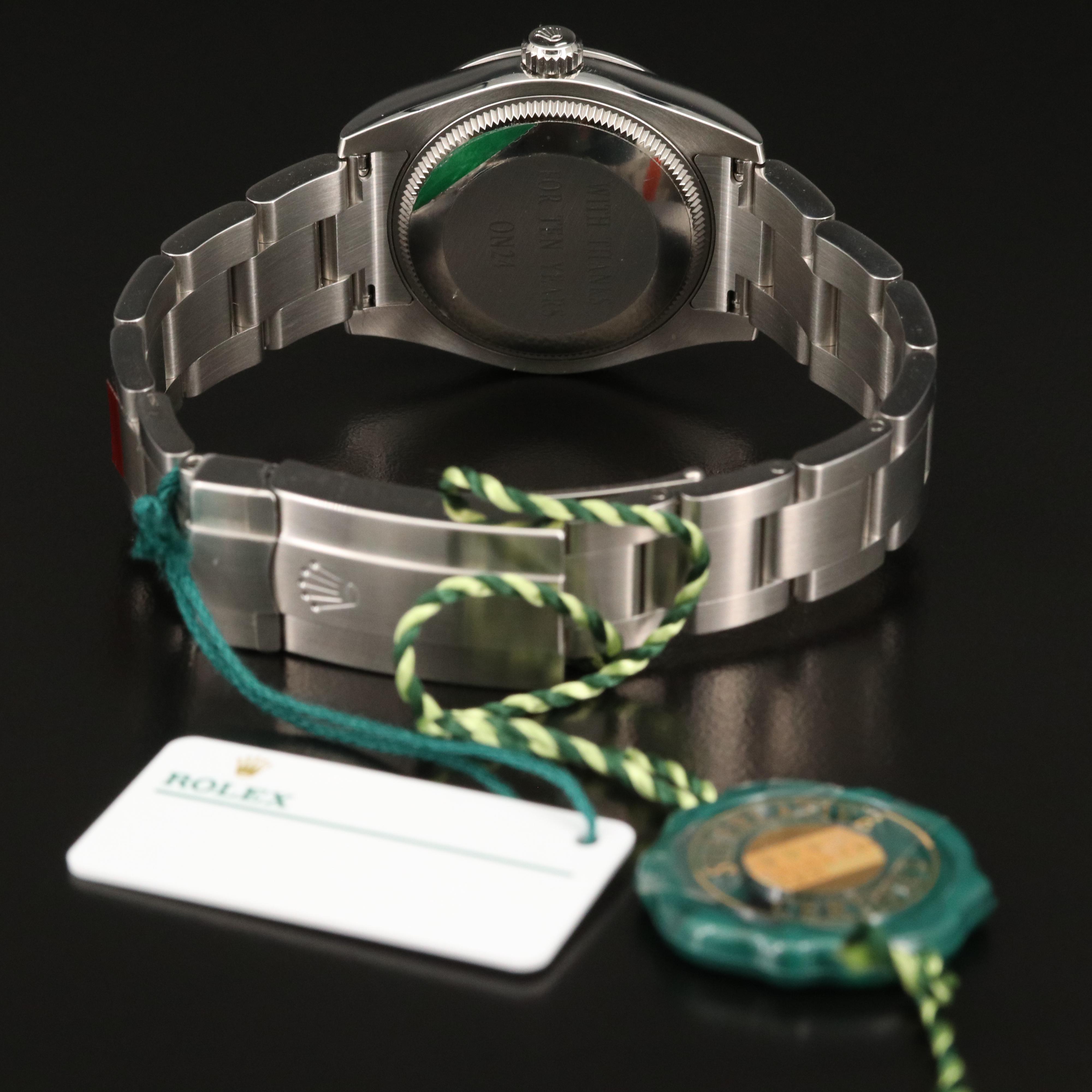 Rolex Oyster Perpetual Mid Size Stainless Steel Watch