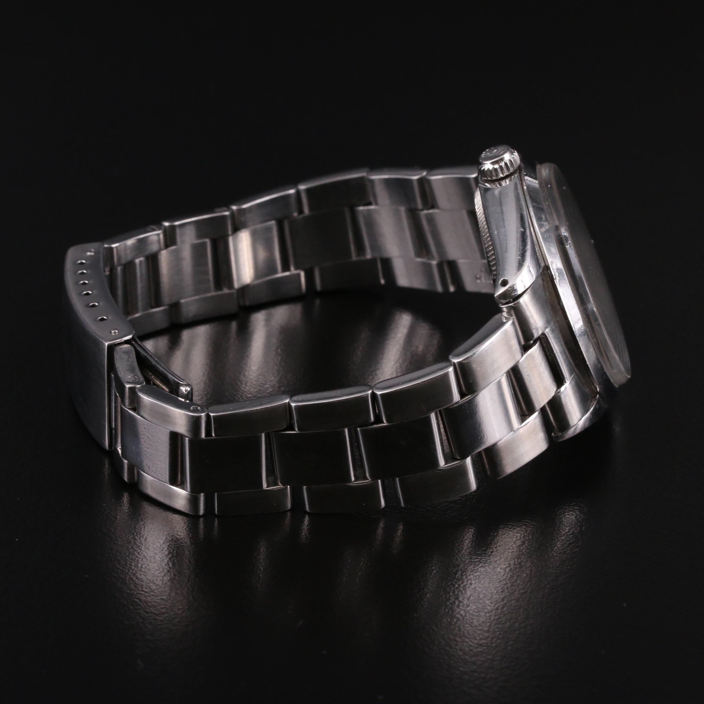 1977 Rolex Air-King Stainless Steel Automatic Watch