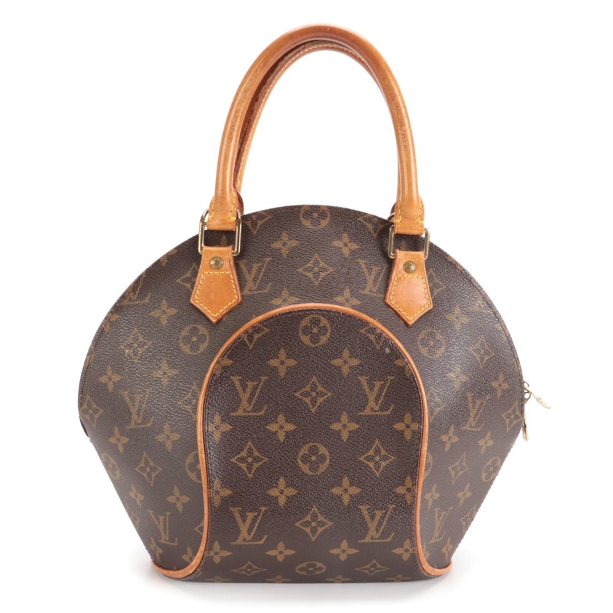 Louis Vuitton Ellipse PM Bag in Monogram Canvas and Vachetta Leather