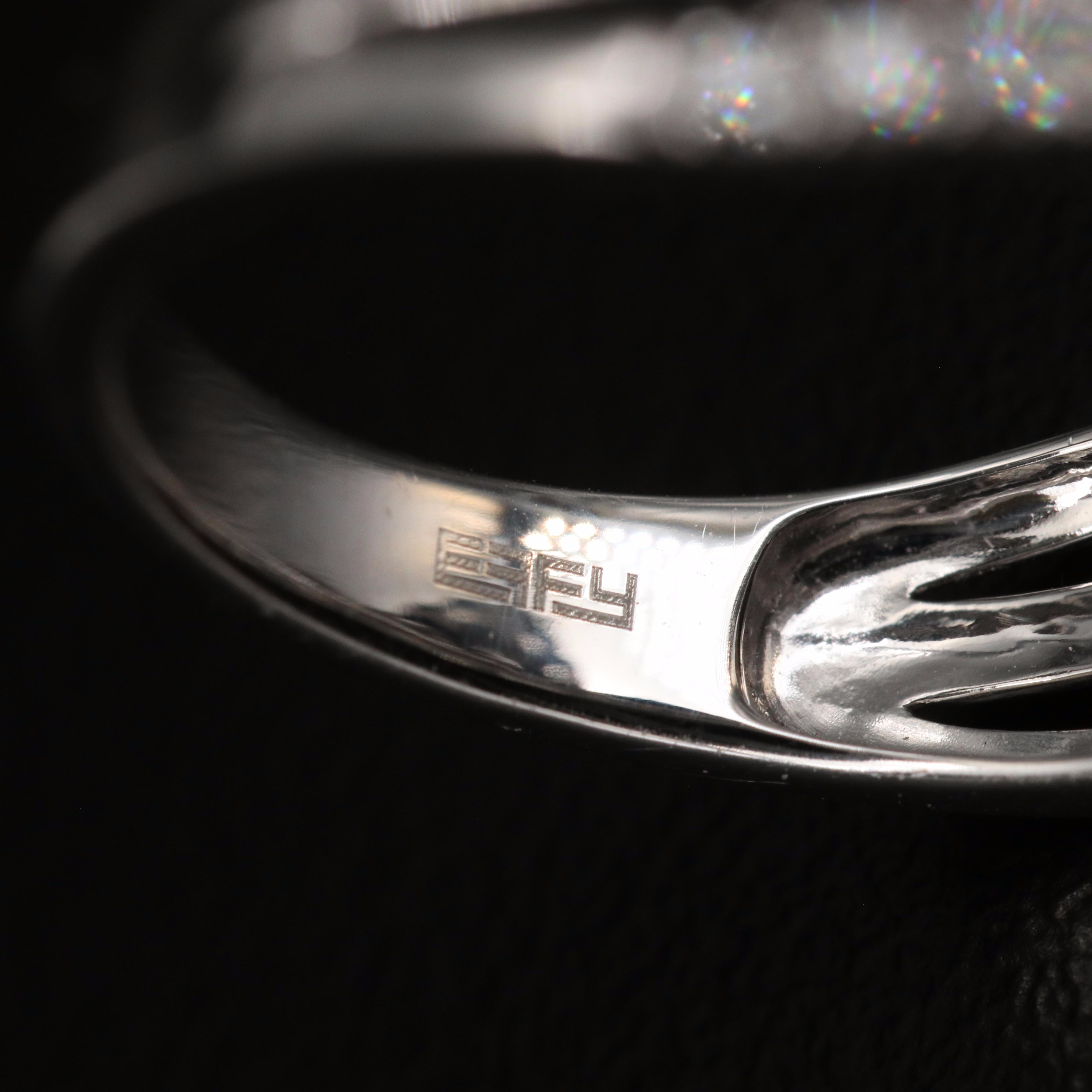 EFFY 14K WHITE GOLD DIAMOND RING