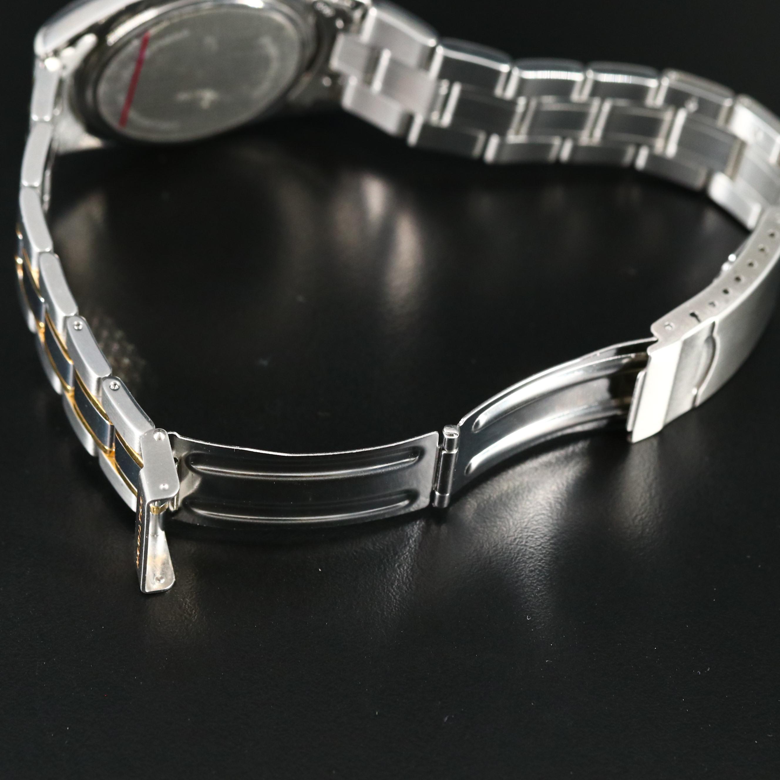 Two Tone Hamilton Masterpiece with Date Quartz Watch