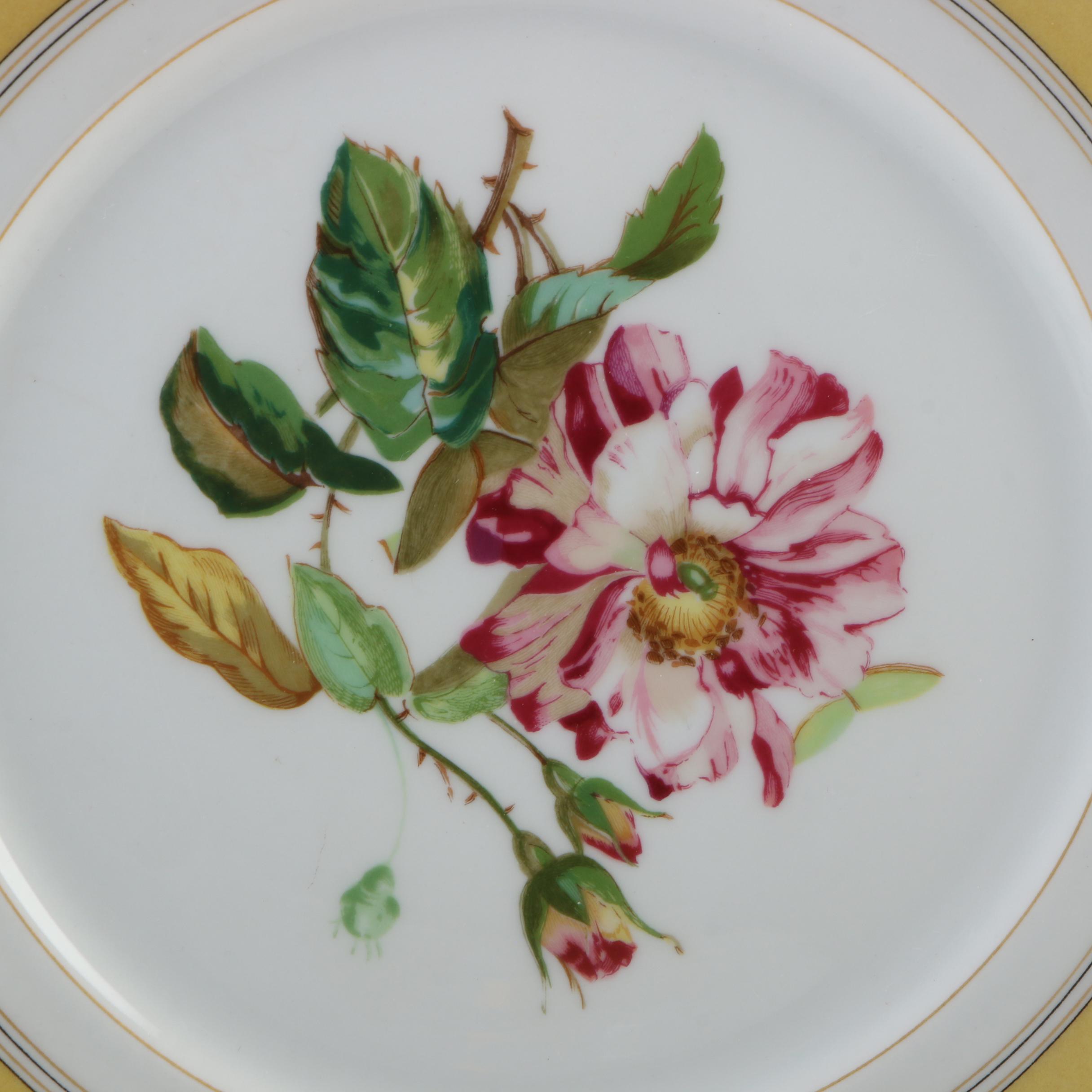 Haviland Limited Edition President Grant Plate with Other Limoges Dishes