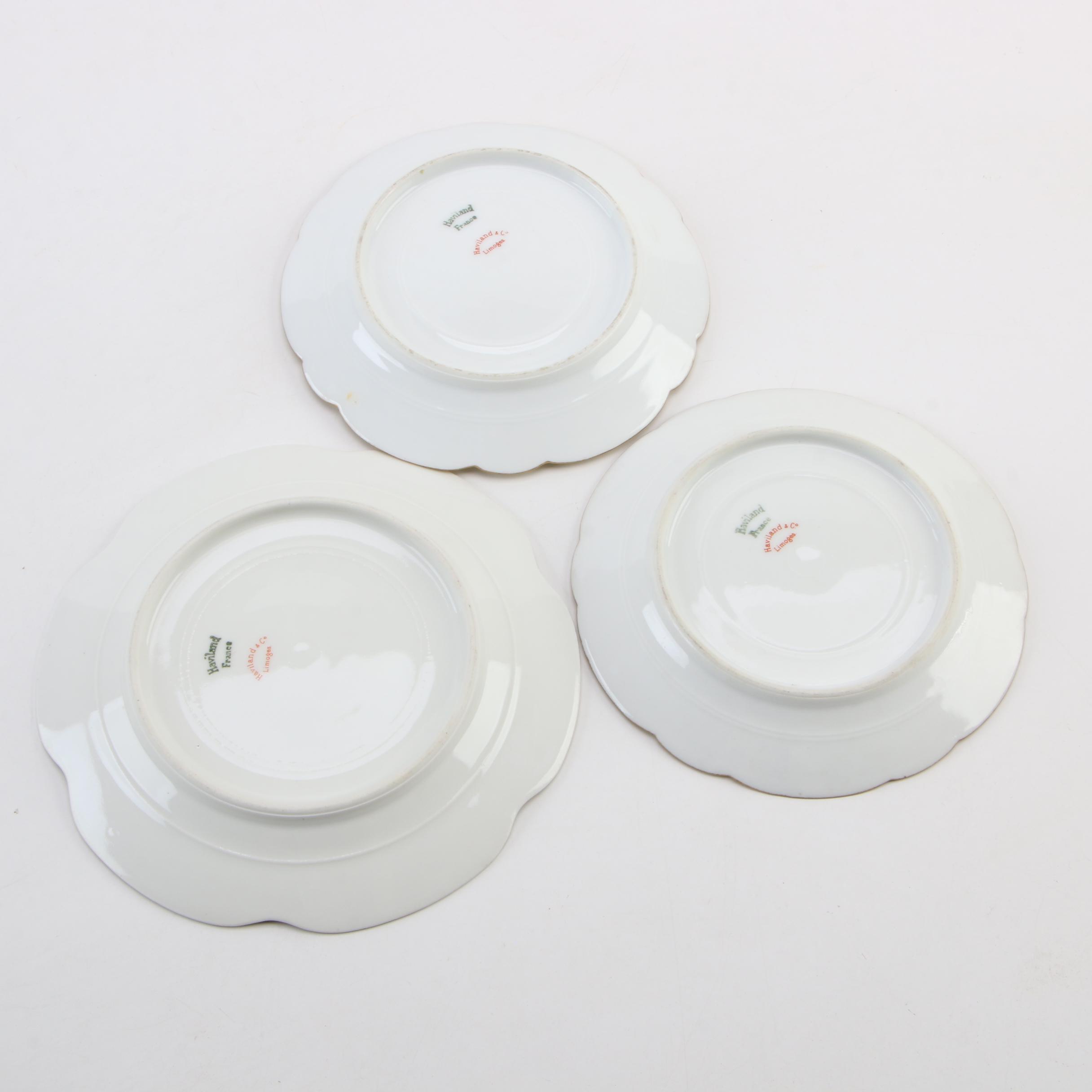 Haviland Limited Edition President Grant Plate with Other Limoges Dishes