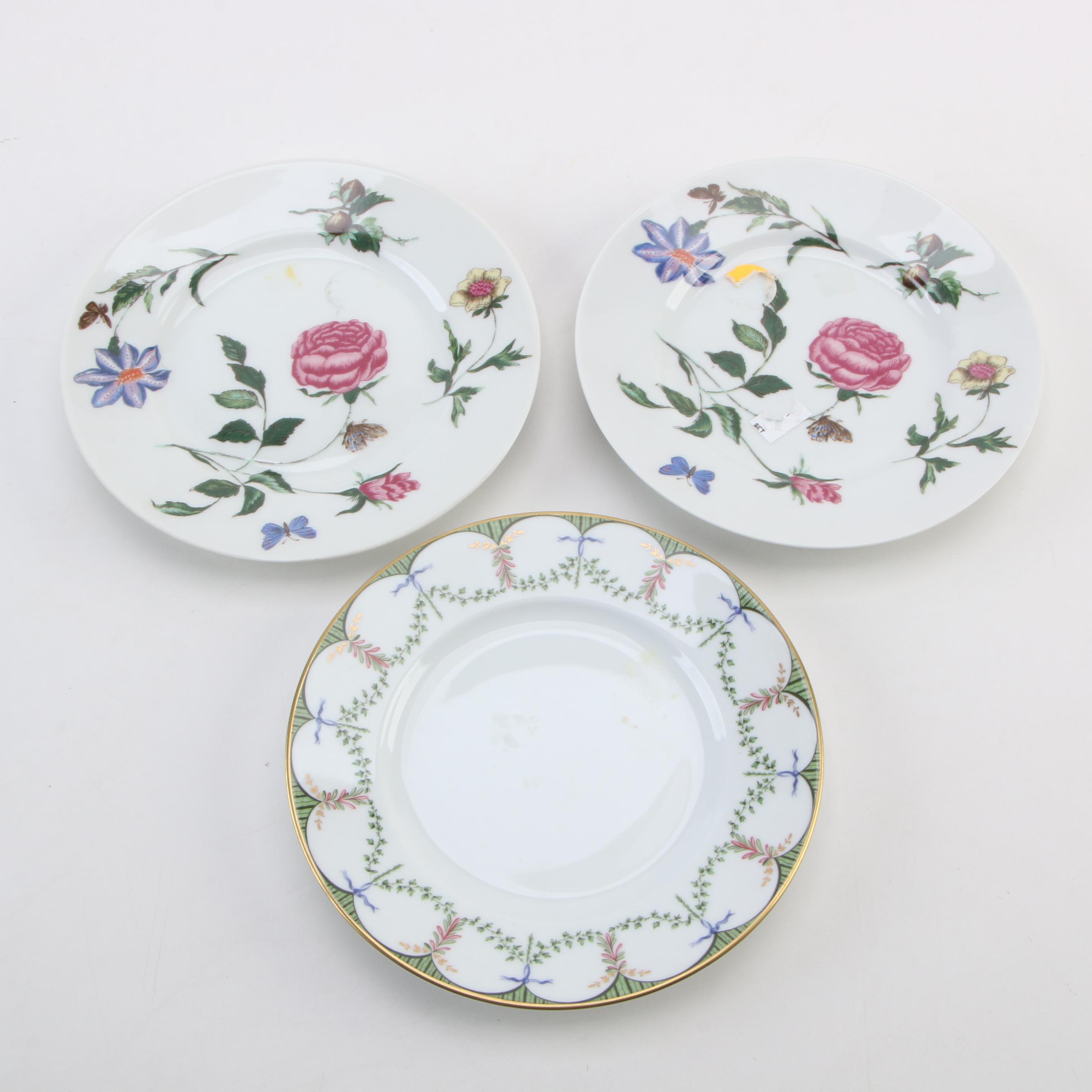 Haviland Limited Edition President Grant Plate with Other Limoges Dishes