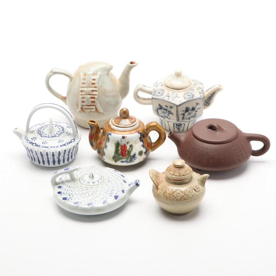 Chinese Yixing Style and Other Ceramic Teapots