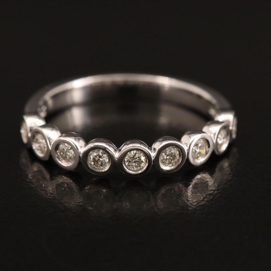 EFFY 14K WHITE GOLD DIAMOND RING