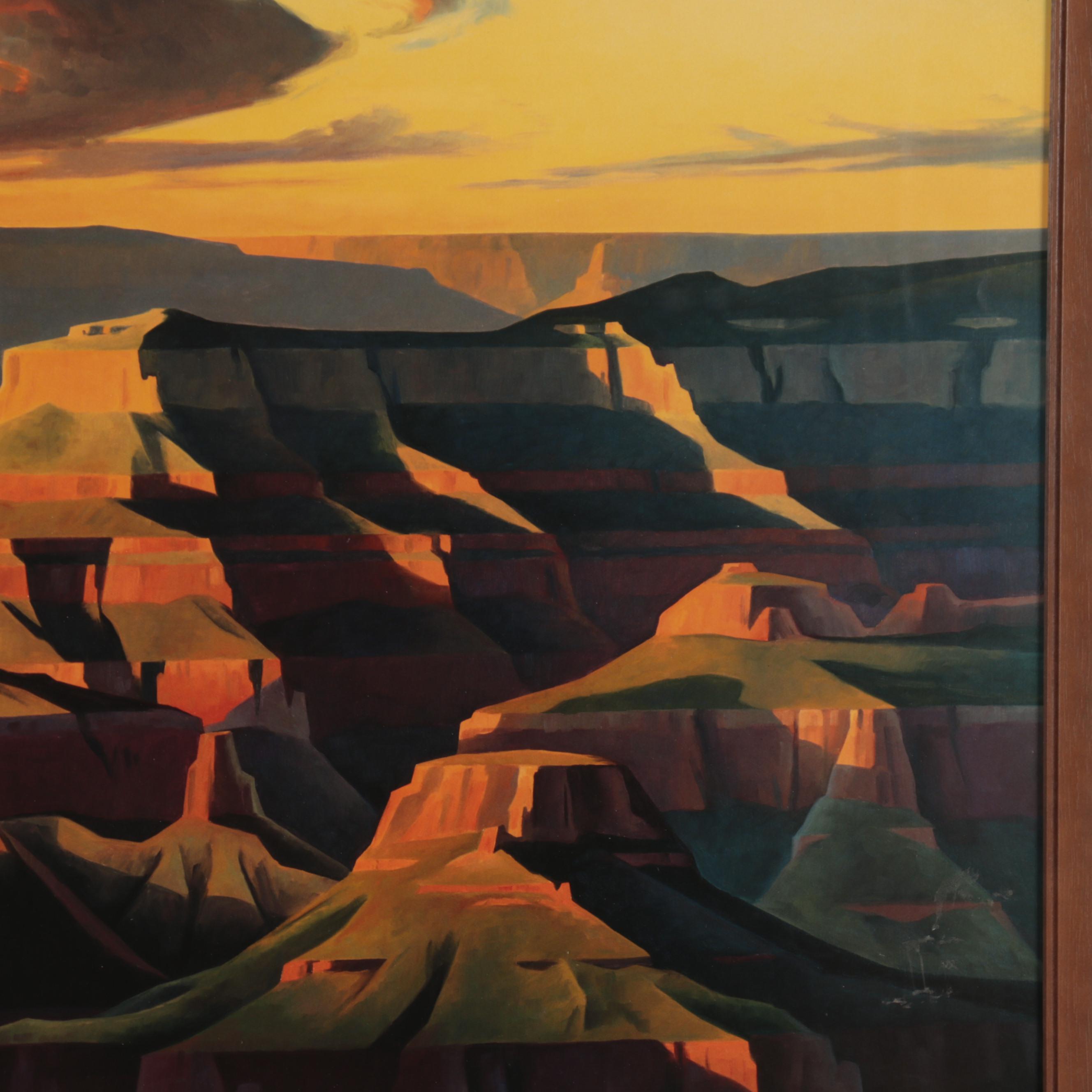 Grand Canyon Music Festival Offset Lithograph Poster After Ed Mell, 2000