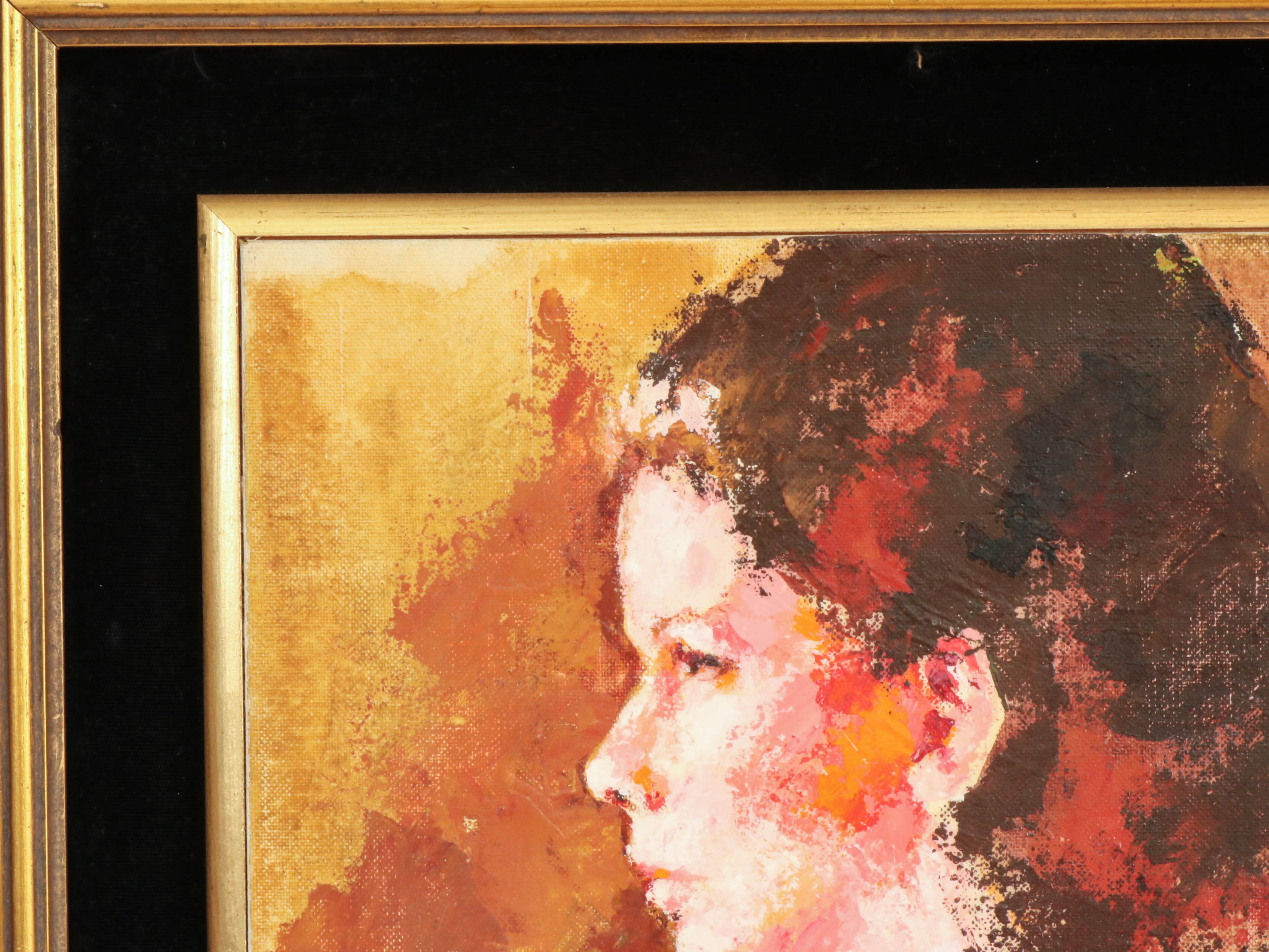 Mary Helen Wallace Acrylic Portrait Painting