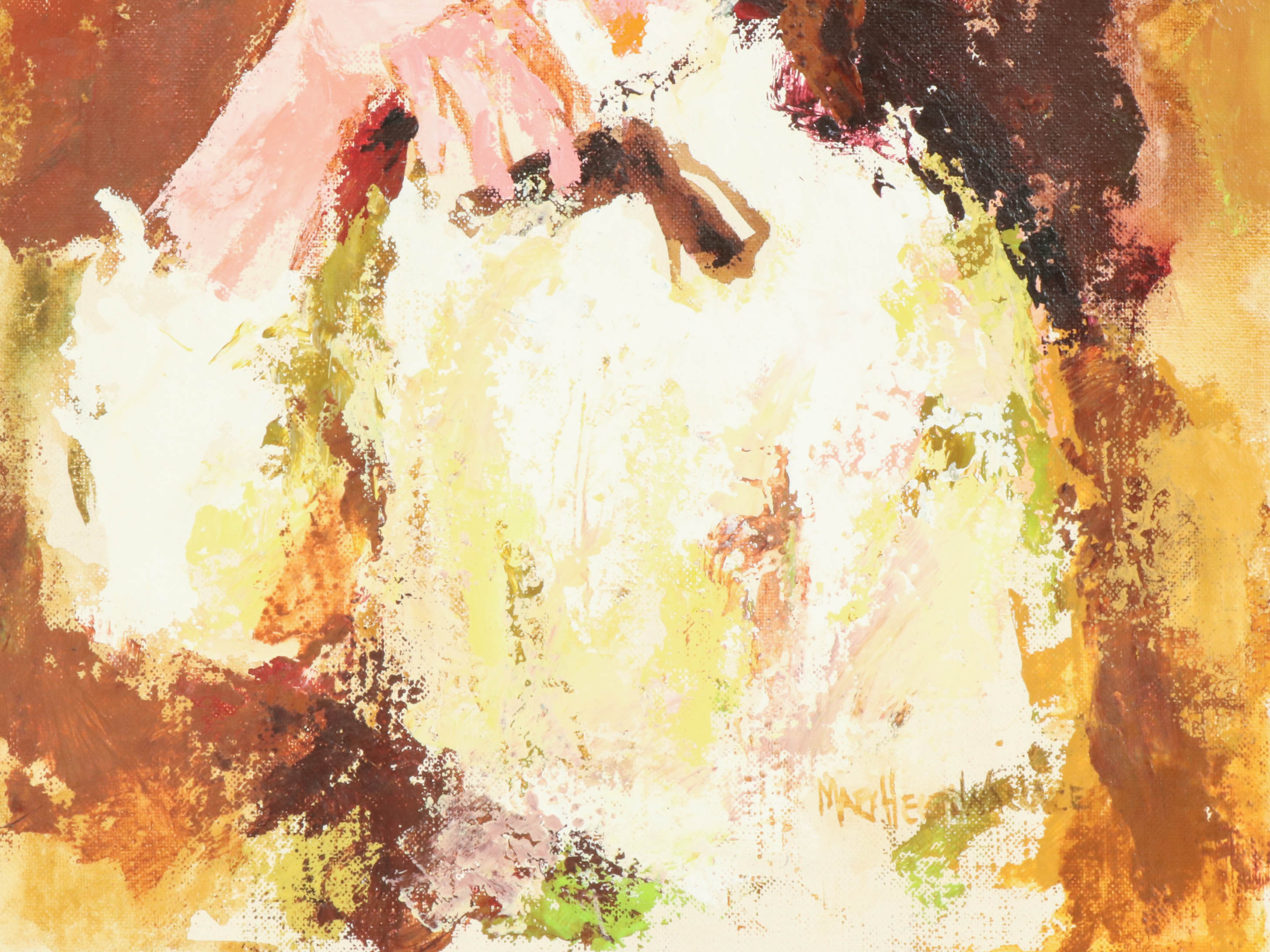 Mary Helen Wallace Acrylic Portrait Painting