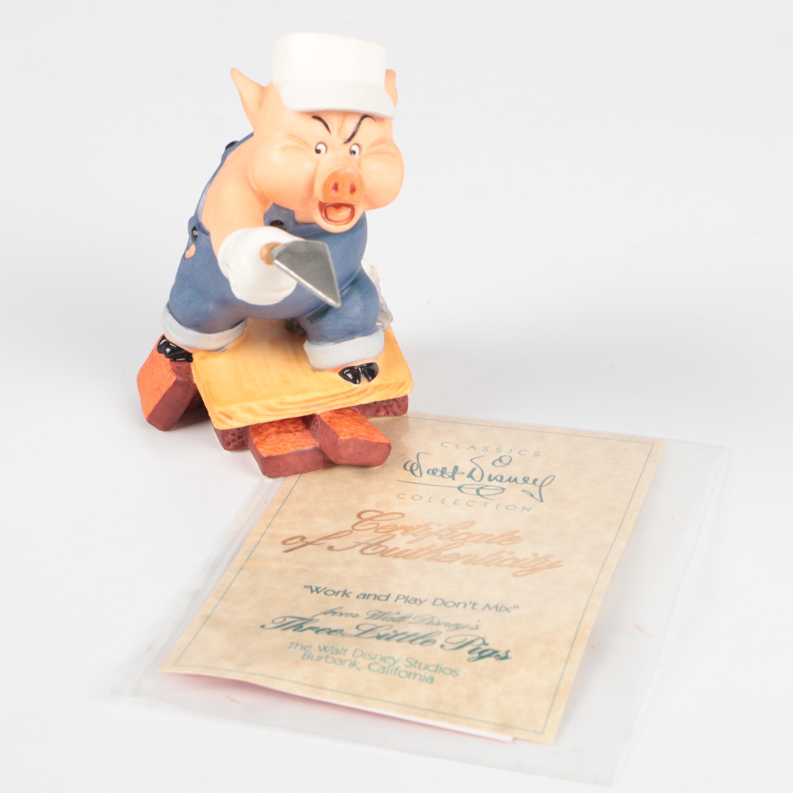 Walt Disney Classics Collection "Three Little Pigs" Figurines