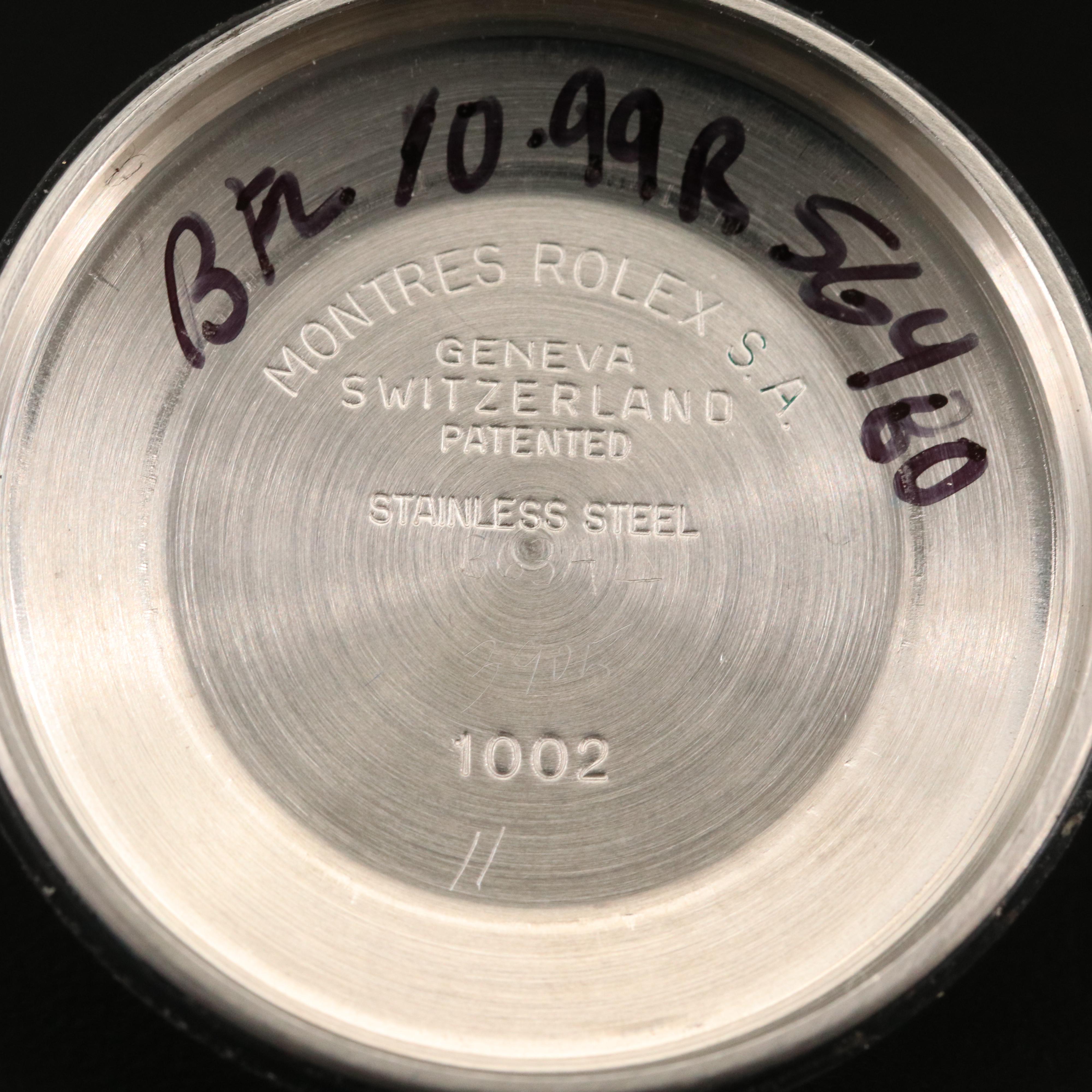 1979 Rolex Air-King Model 5500 Stainless Steel Watch