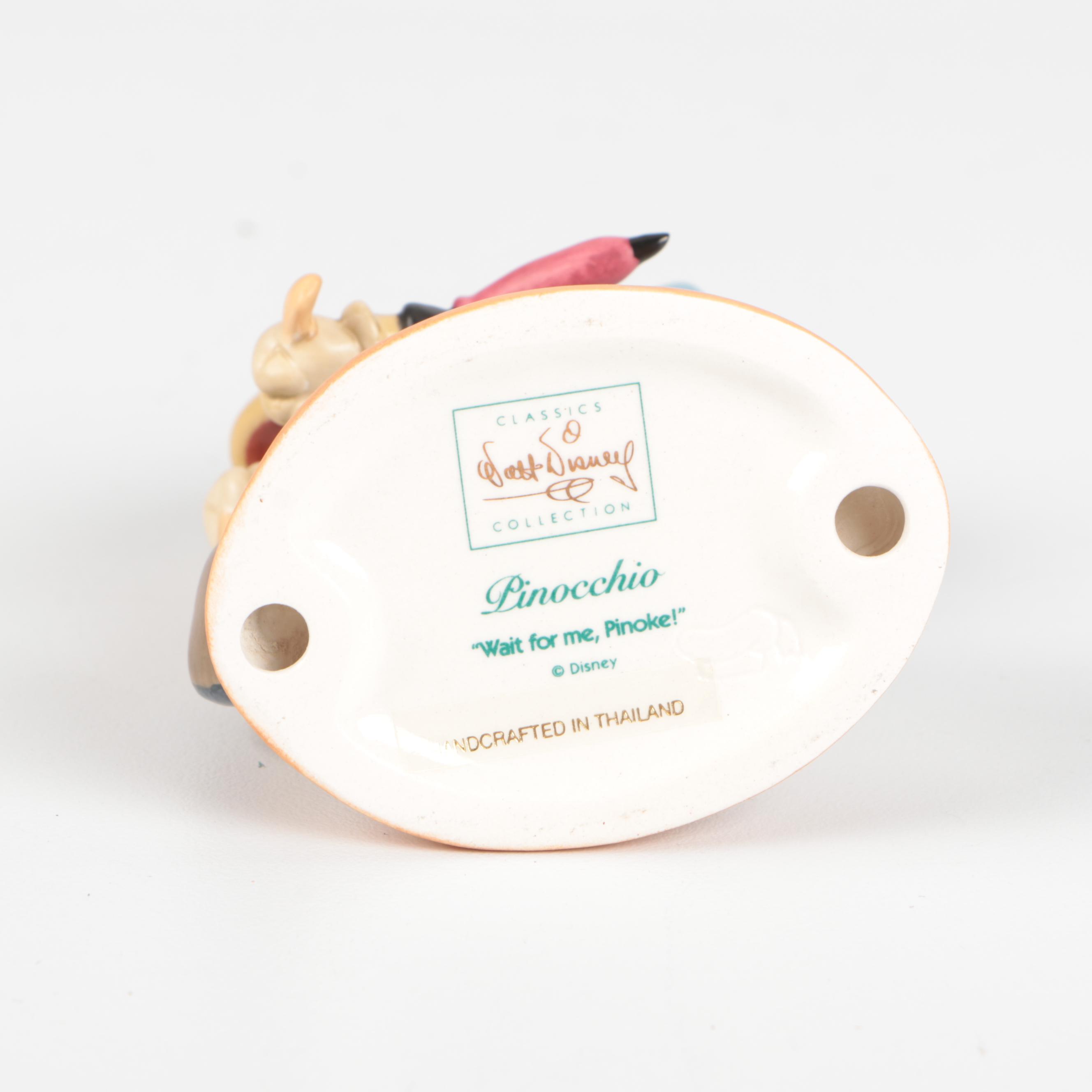 Walt Disney Classics Collection "Pinocchio" Ceramic Figurines