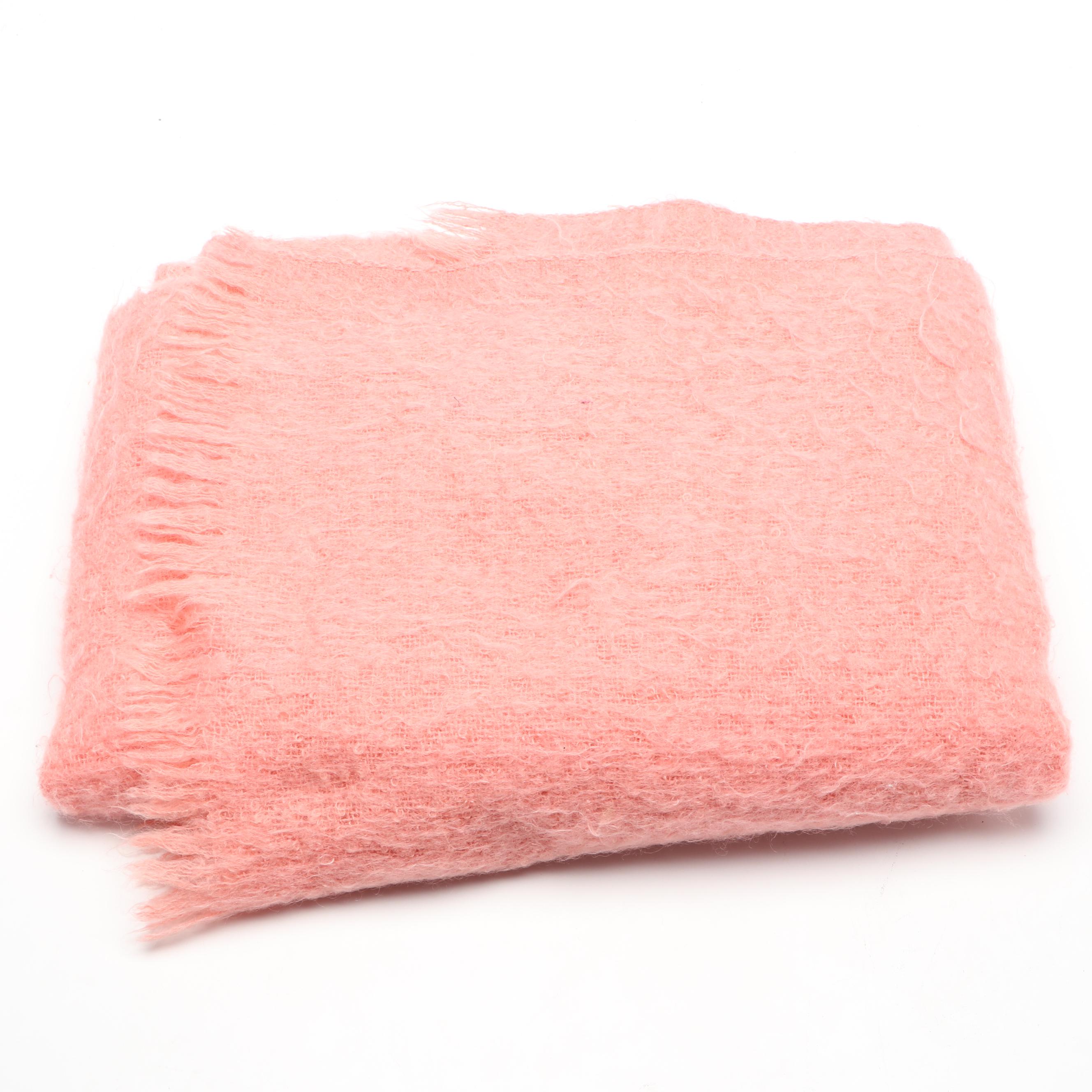 Ourson Robin Marieton French Mohair Throw Blanket