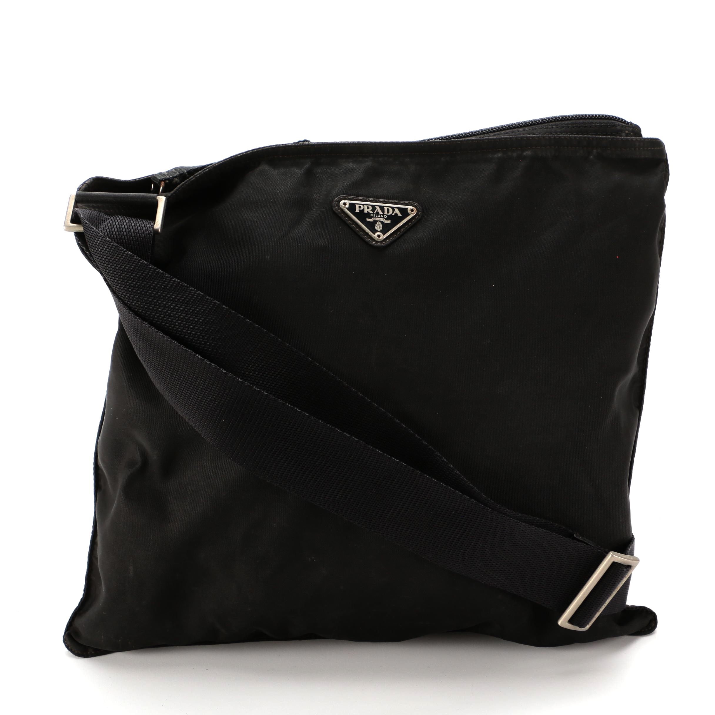 Prada Crossbody in Black Tessuto Nylon