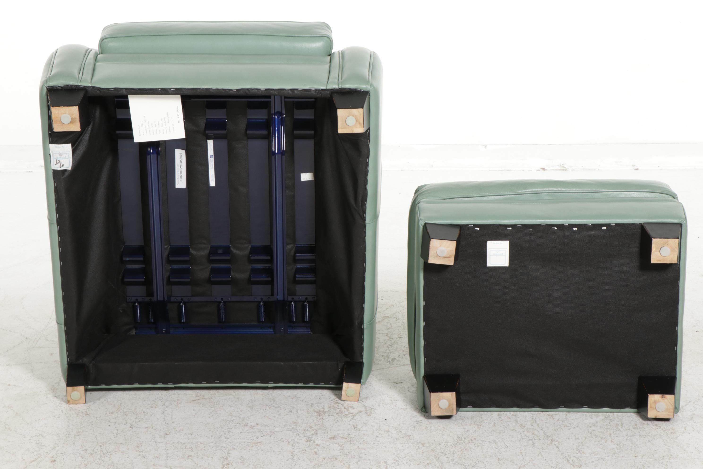 Flexsteel Latitudes Collection Armchair and Ottoman