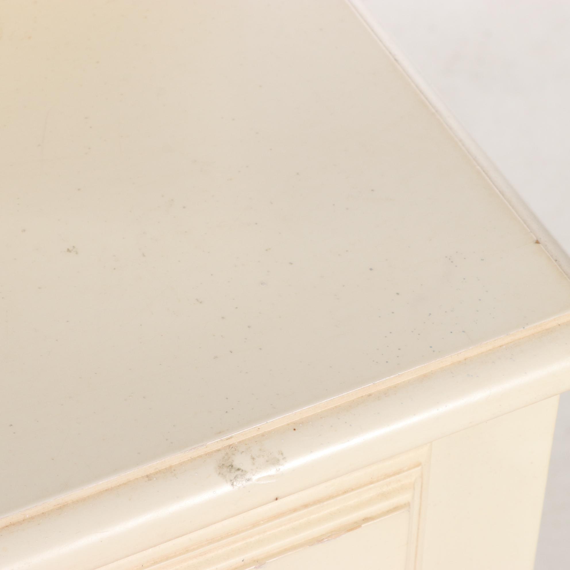 Ethan Allen "Chloe" Cream-Painted Vanity Table
