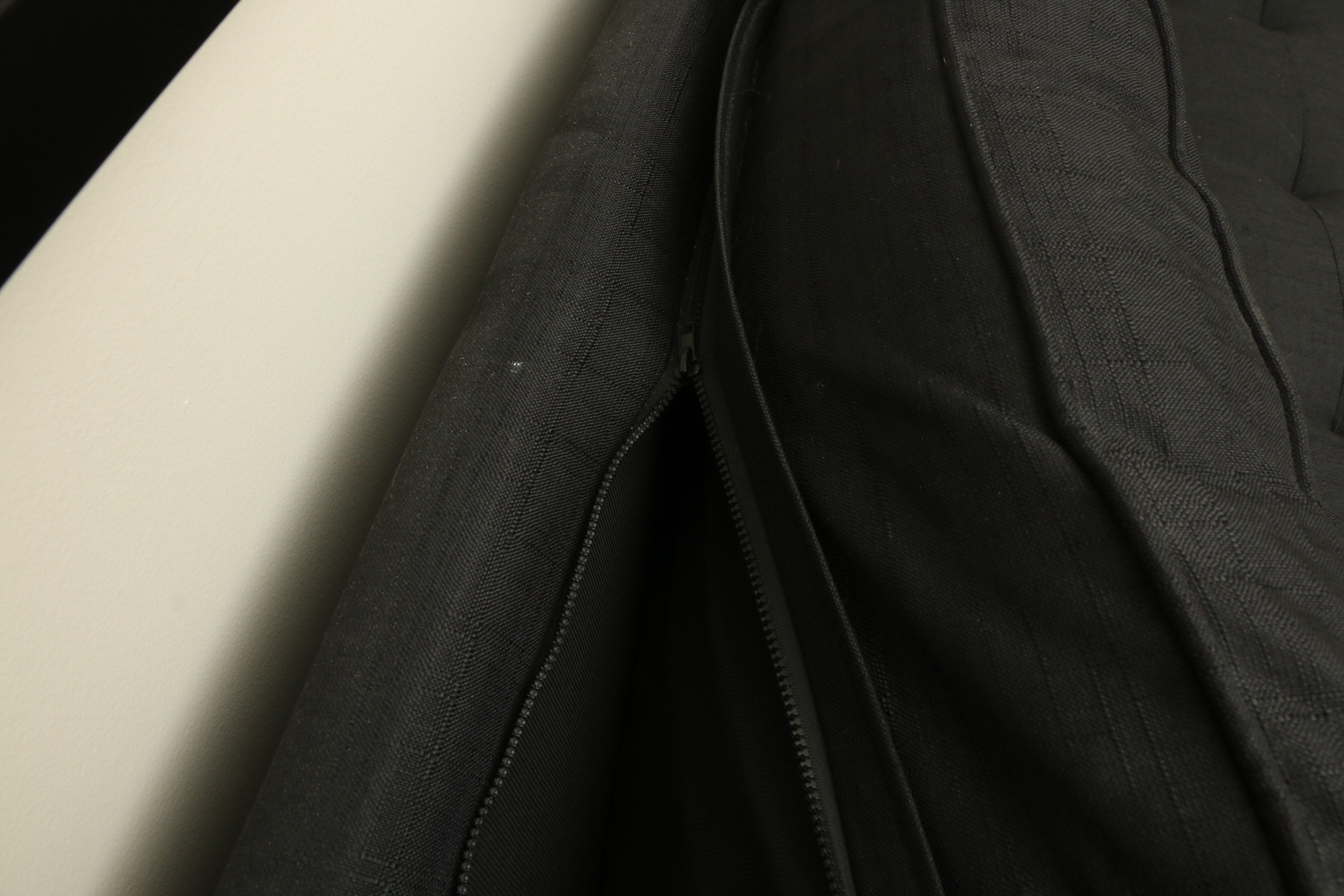 IKEA Tufted Blue-Black Two-Seat Sofa