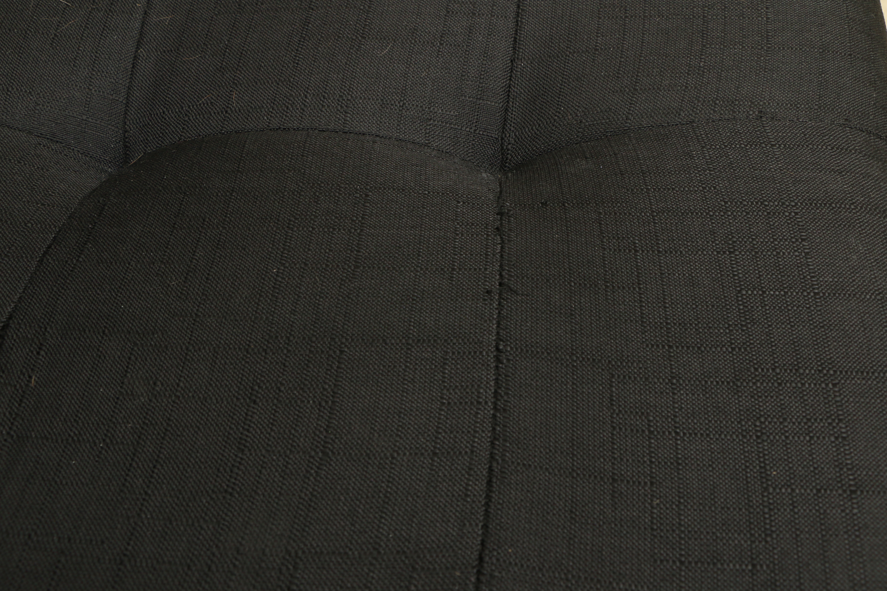 IKEA Tufted Blue-Black Two-Seat Sofa