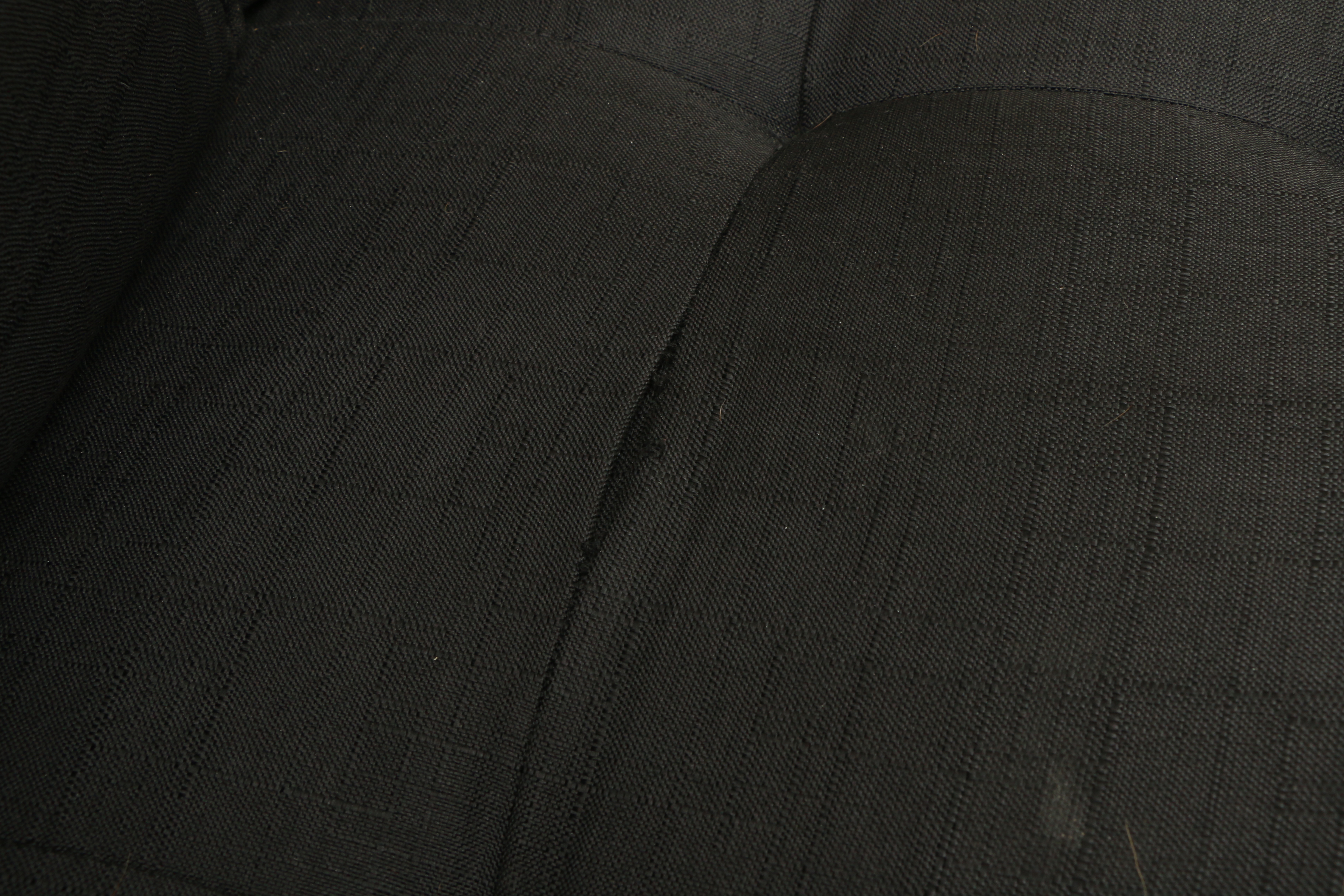 IKEA Tufted Blue-Black Two-Seat Sofa