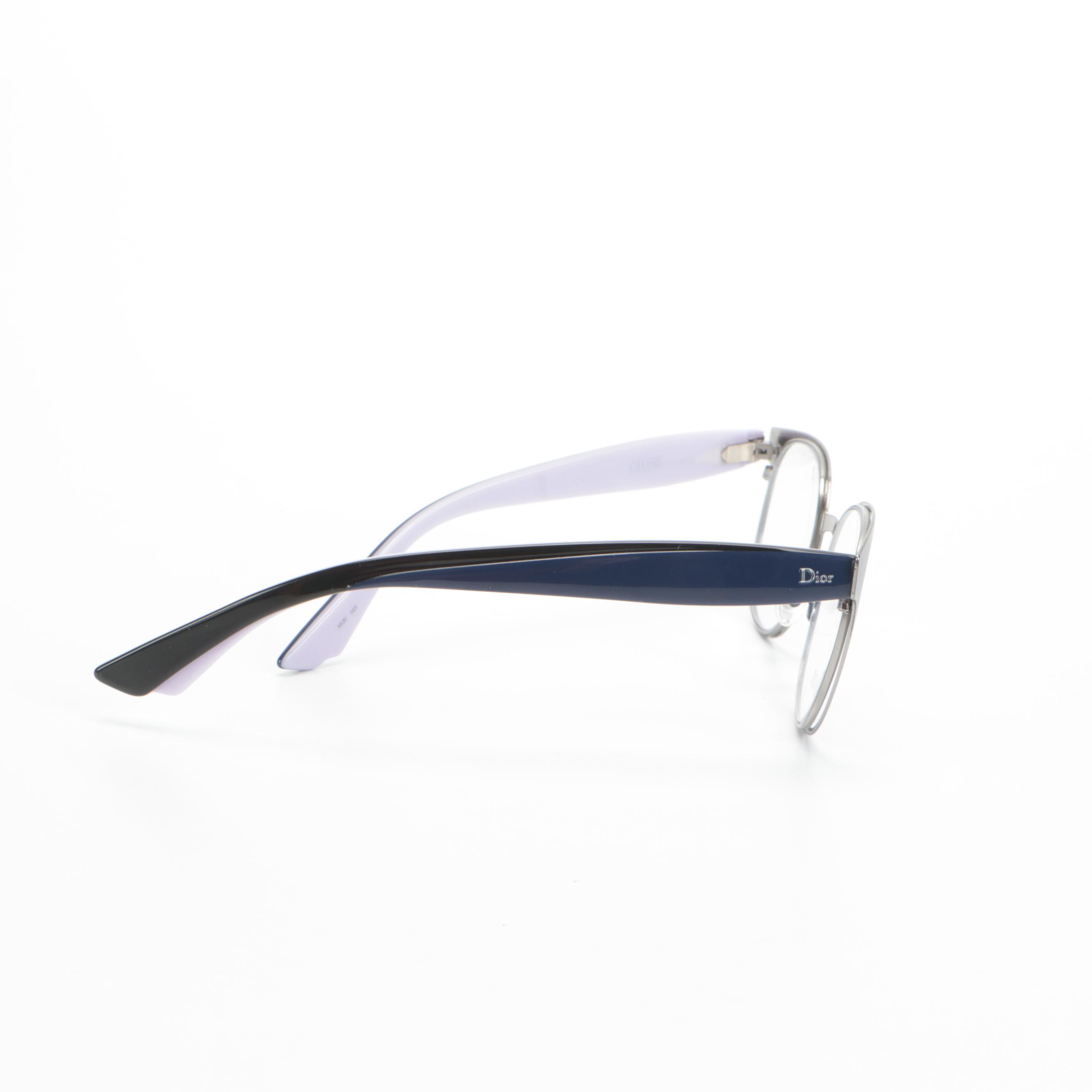 Christian Dior CD3781 Stainless Steel Round Eyeglass Frames