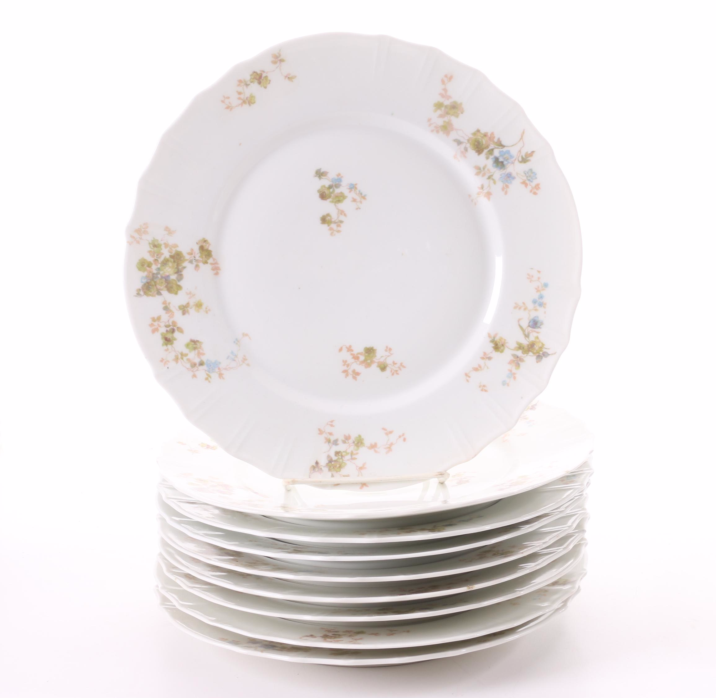 Theodore Haviland Porcelain Limoges Dinnerware, Late 19th / Early 20th Century