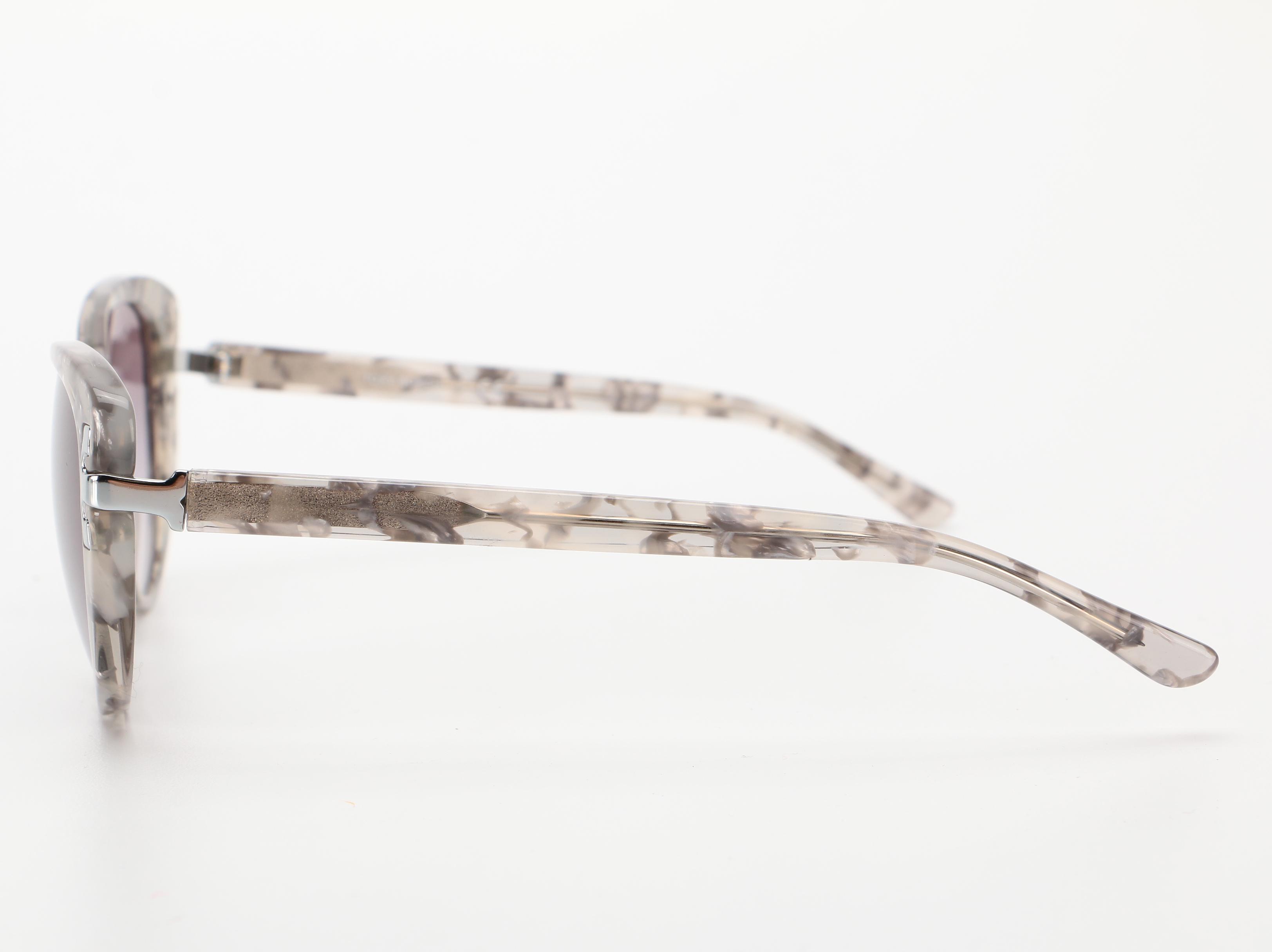 Tory Burch Speckled Gray Tortoise Style Cat-Eye Sunglasses