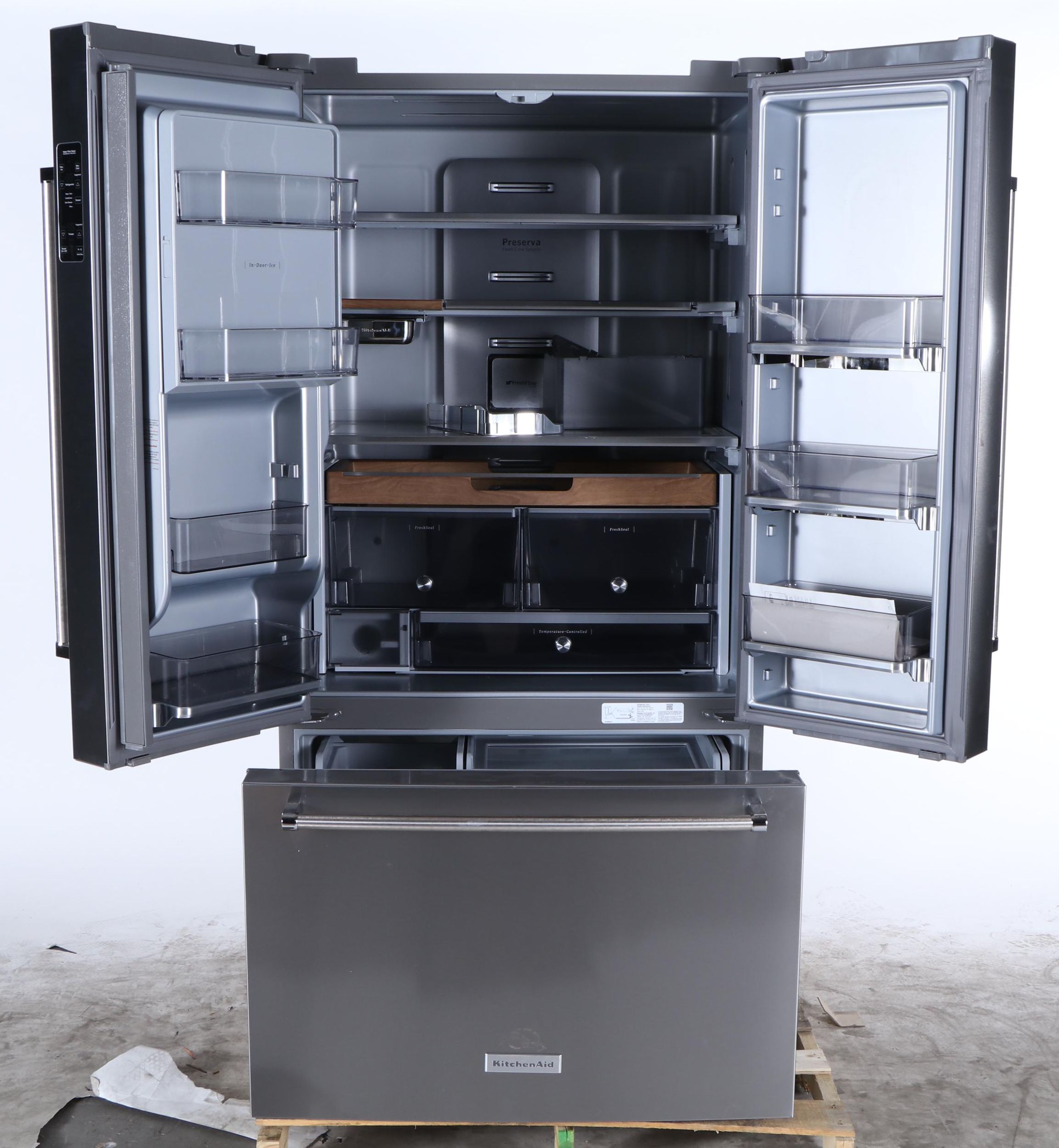 KitchenAid Stainless Steel 36" French Door Refrigerator with Platinum Interior