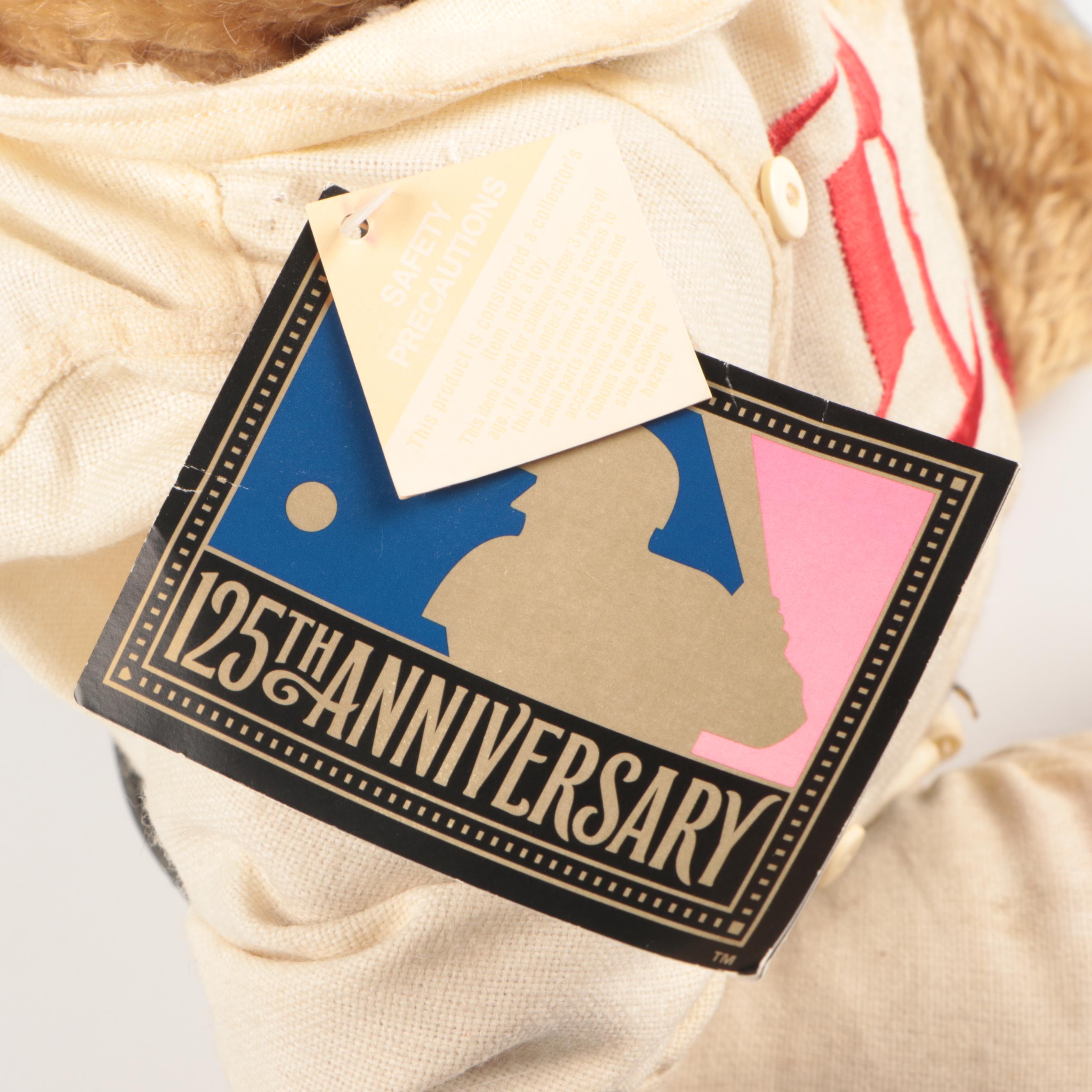 Limited Edition 125th Anniversary "Cincinnati Red Stockings" Teddy Bear