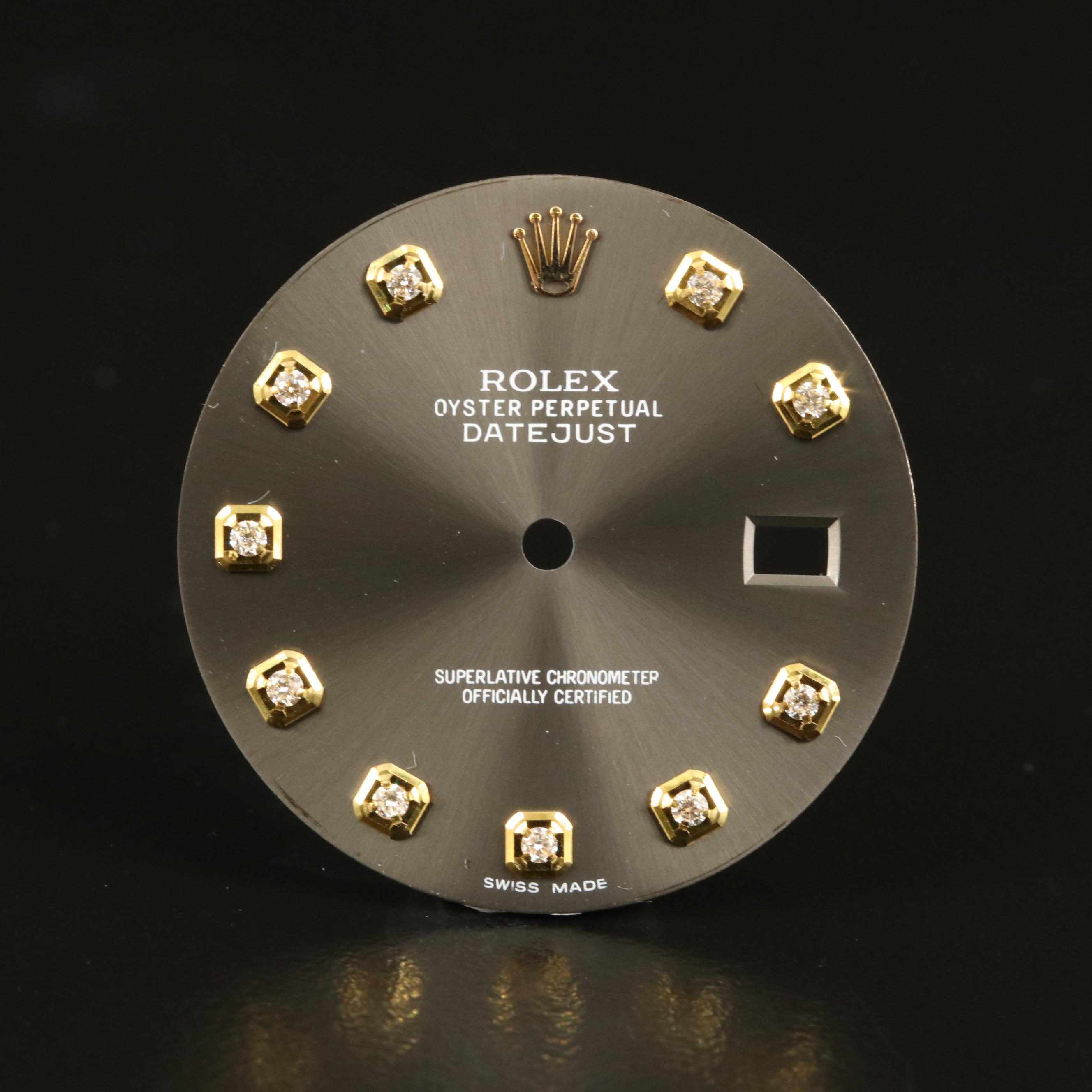 Aftermarket Rolex Datejust Diamond Watch Dial