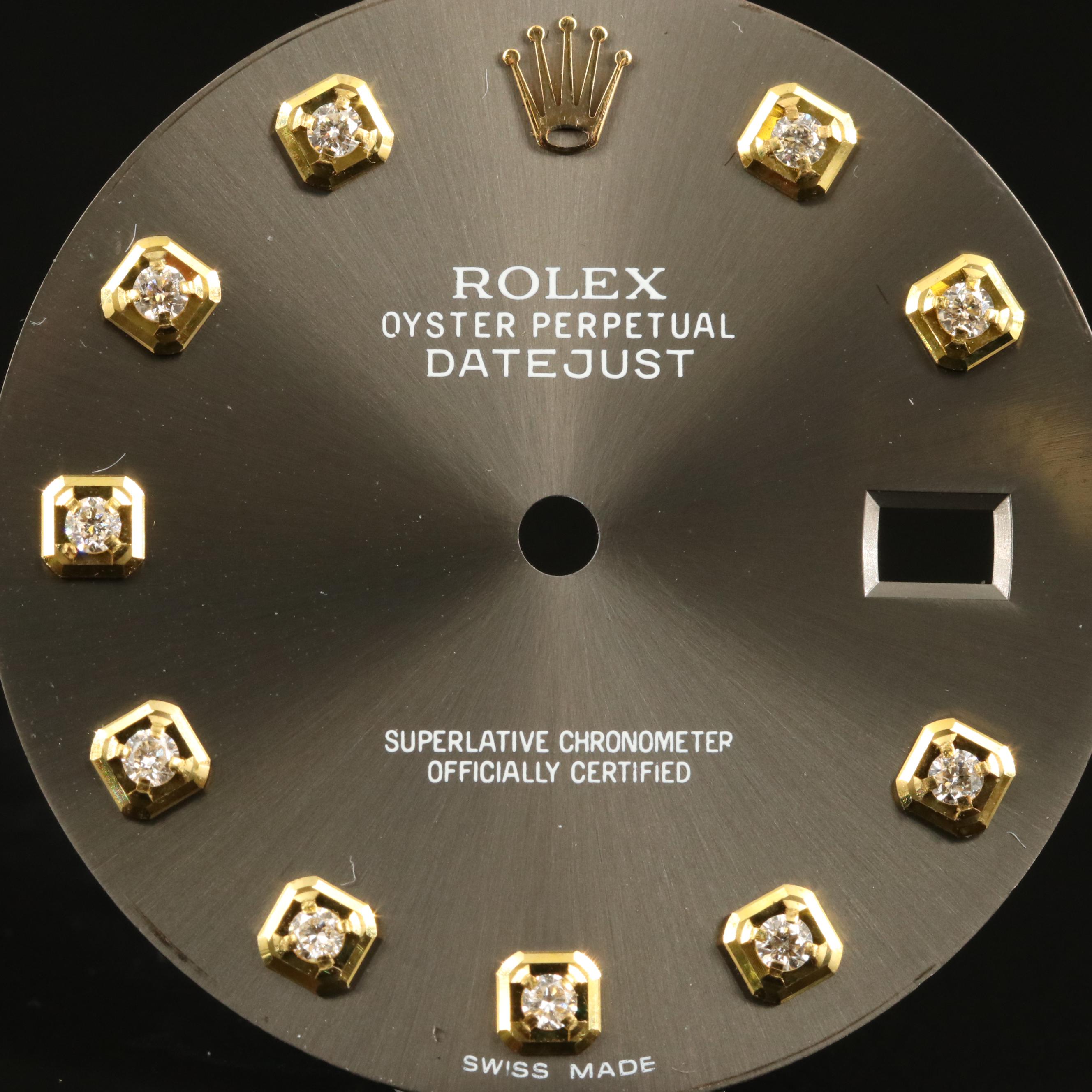 Aftermarket Rolex Datejust Diamond Watch Dial