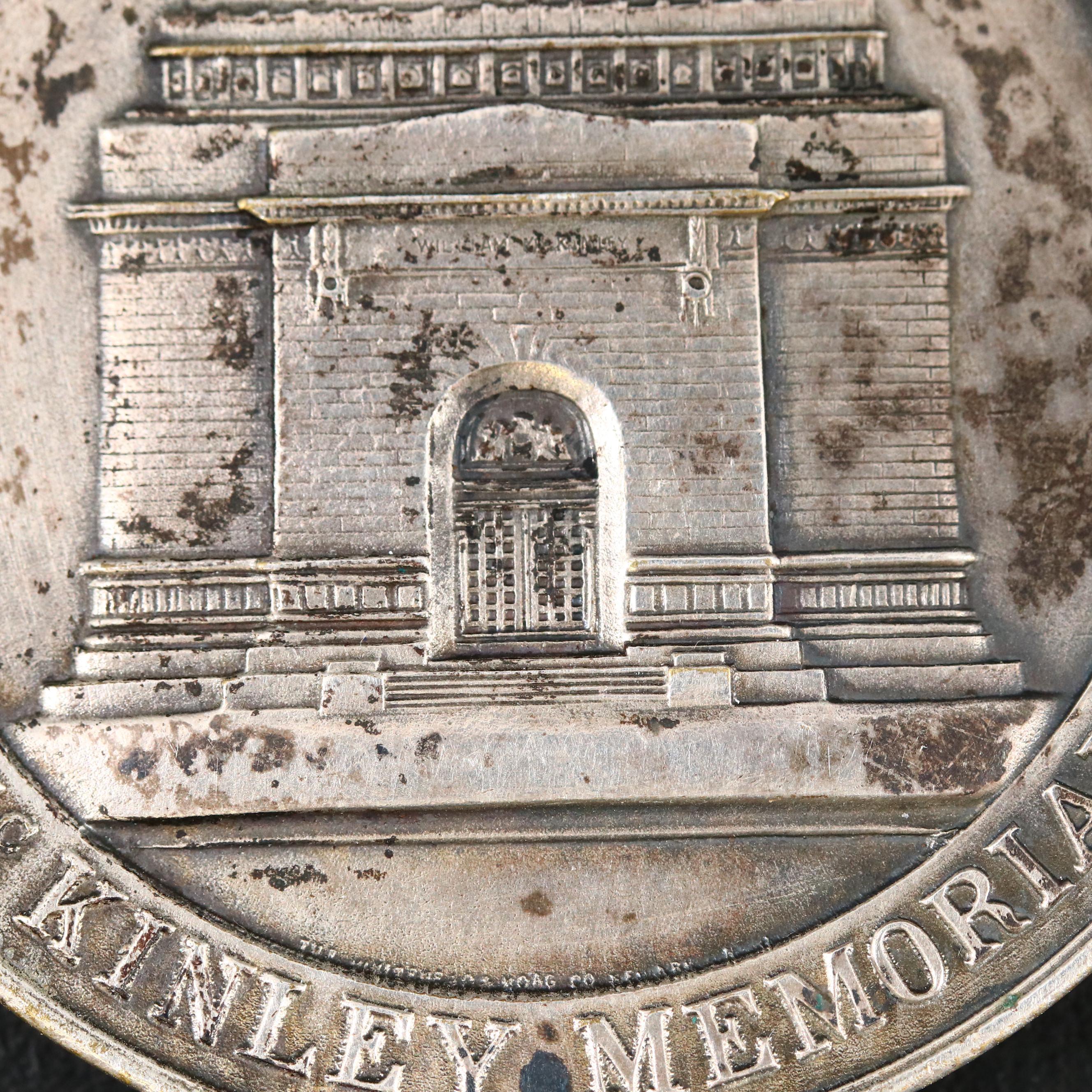 1907 President William McKinley Memorial Dedication Medal