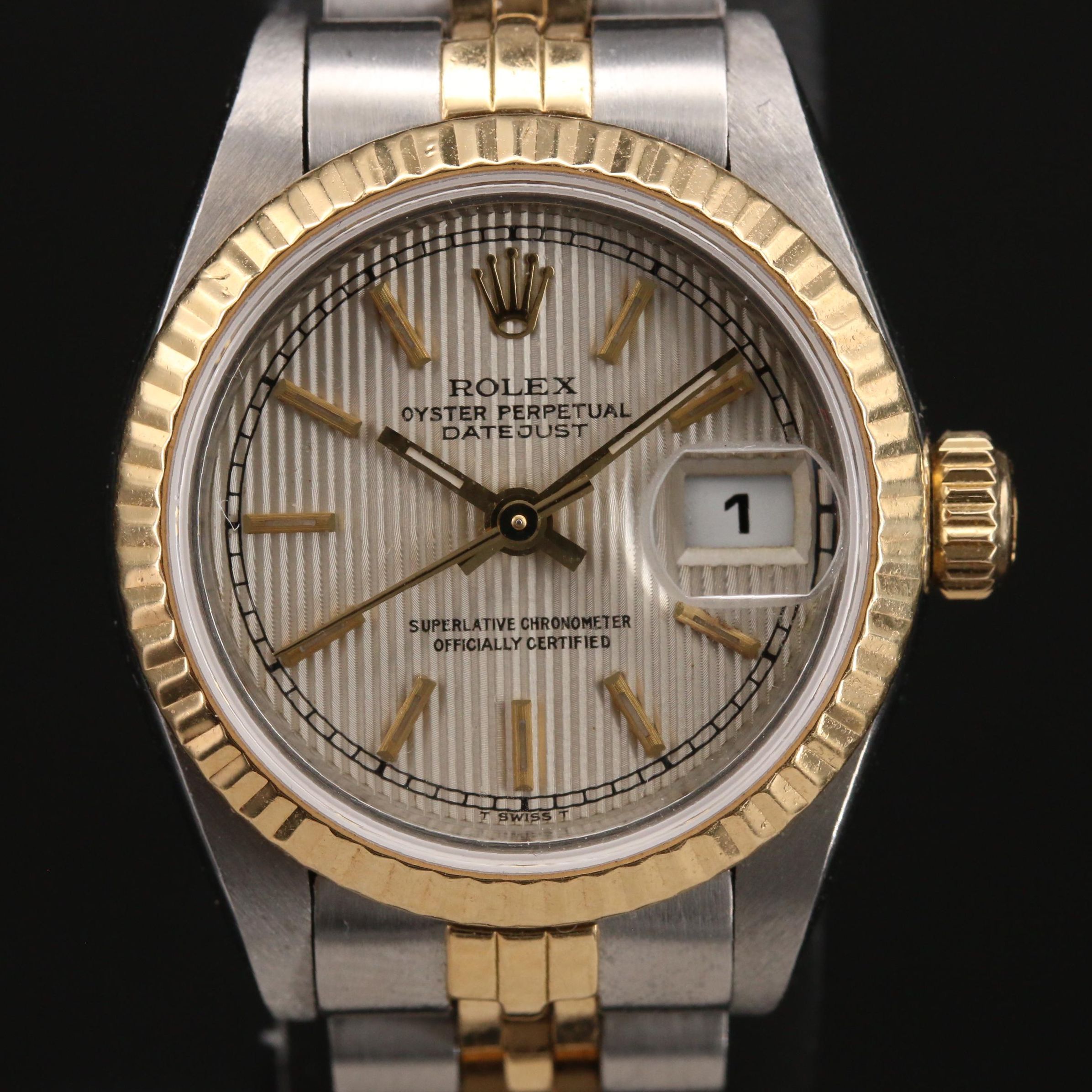 1988 Rolex Datejust 18K and Stainless Steel Watch