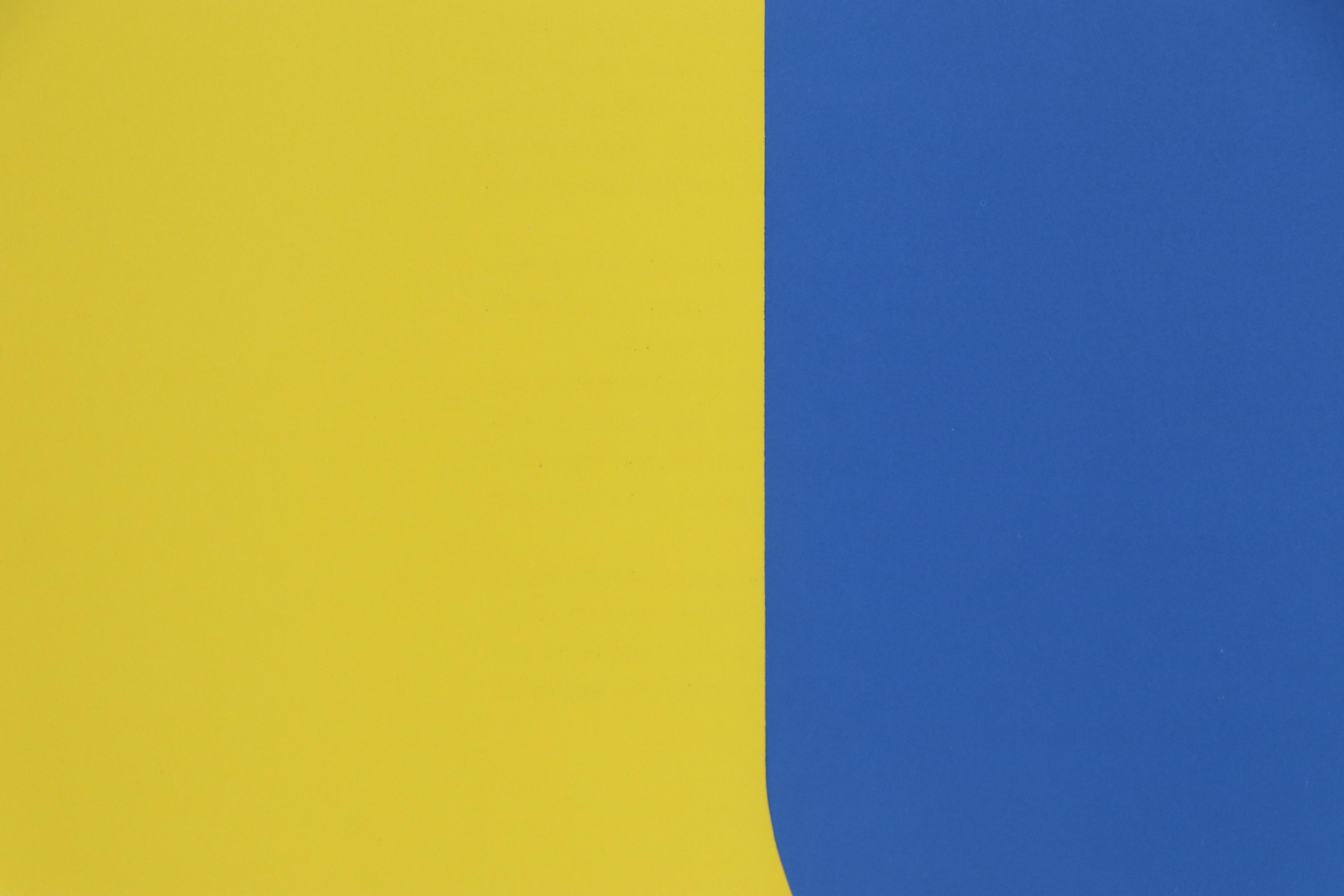 Ellsworth Kelly Double-Page Color Lithograph for "Derrière le Miroir," 1964