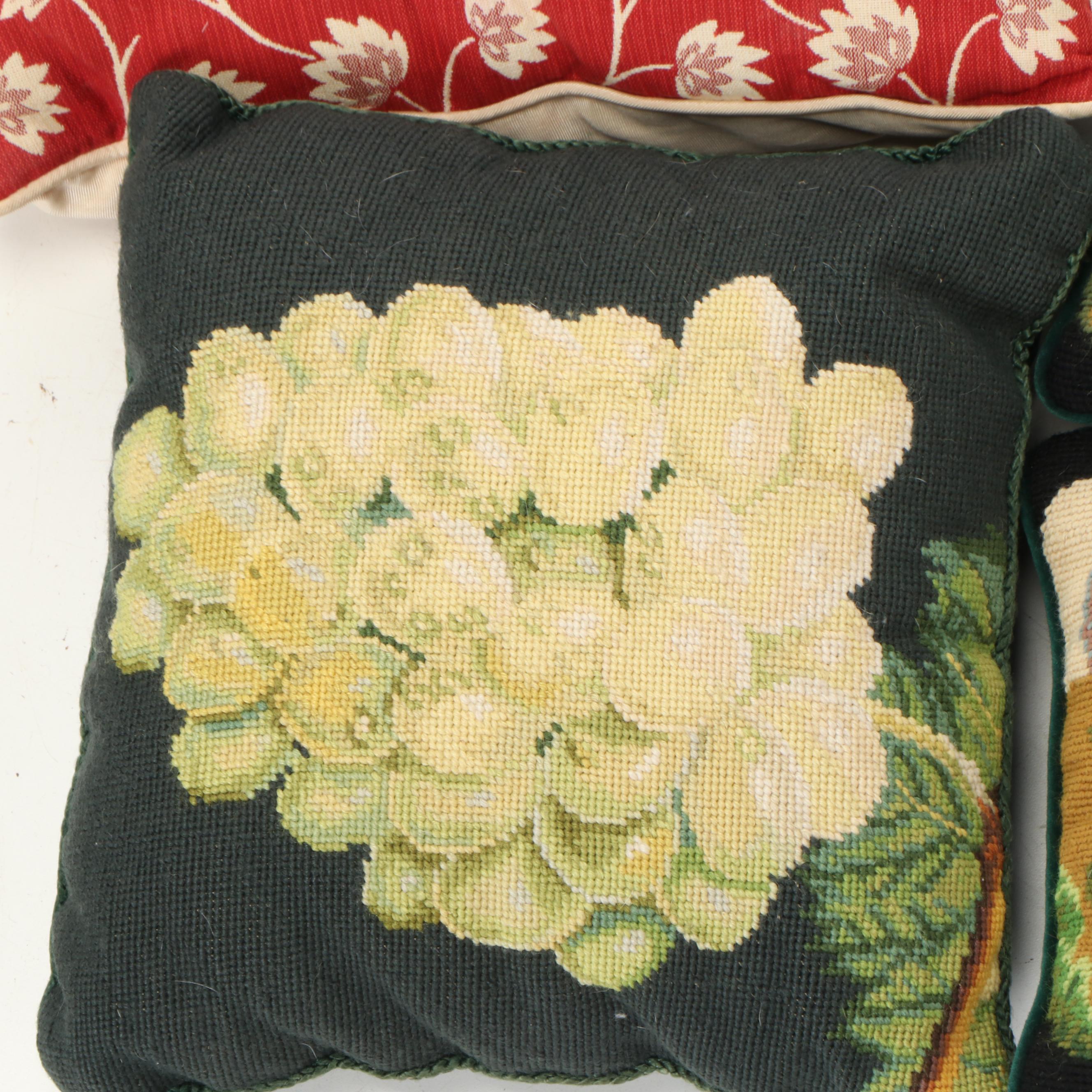 Imperial Elegance and Other Needlepoint, Jacquard, and Embroidered Pillows