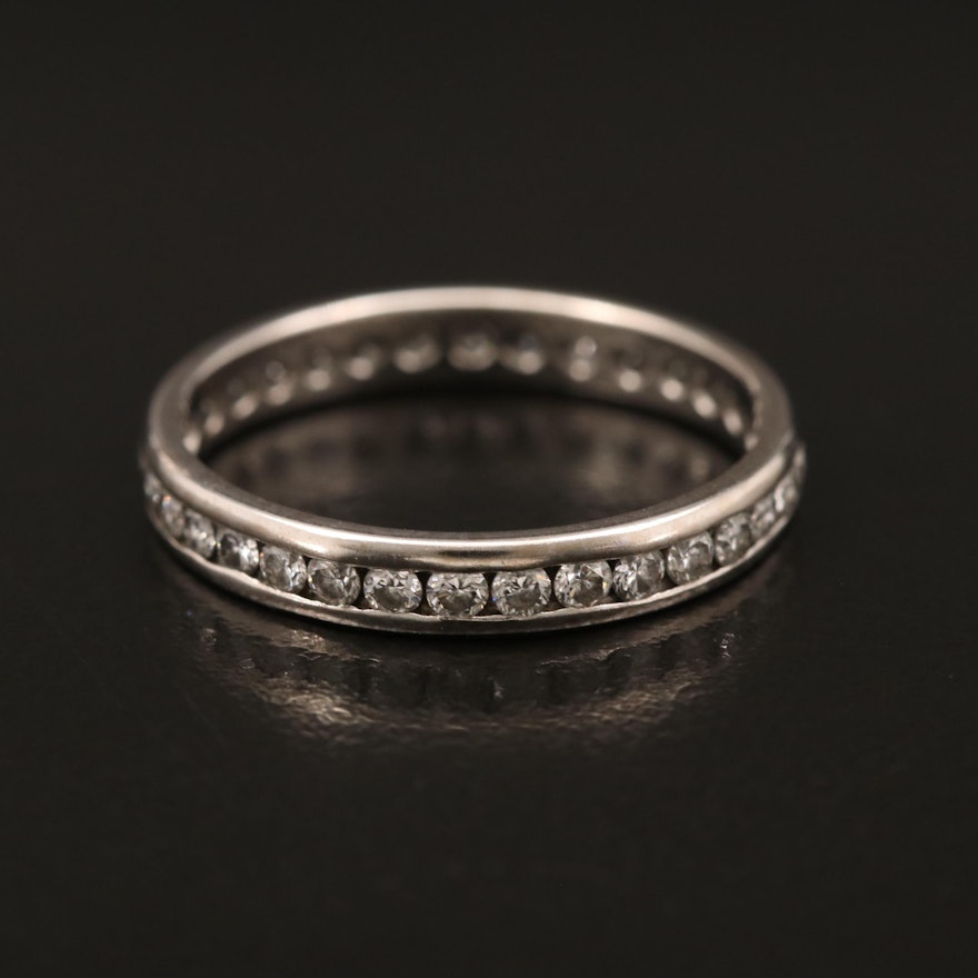 18K Diamond Eternity Band