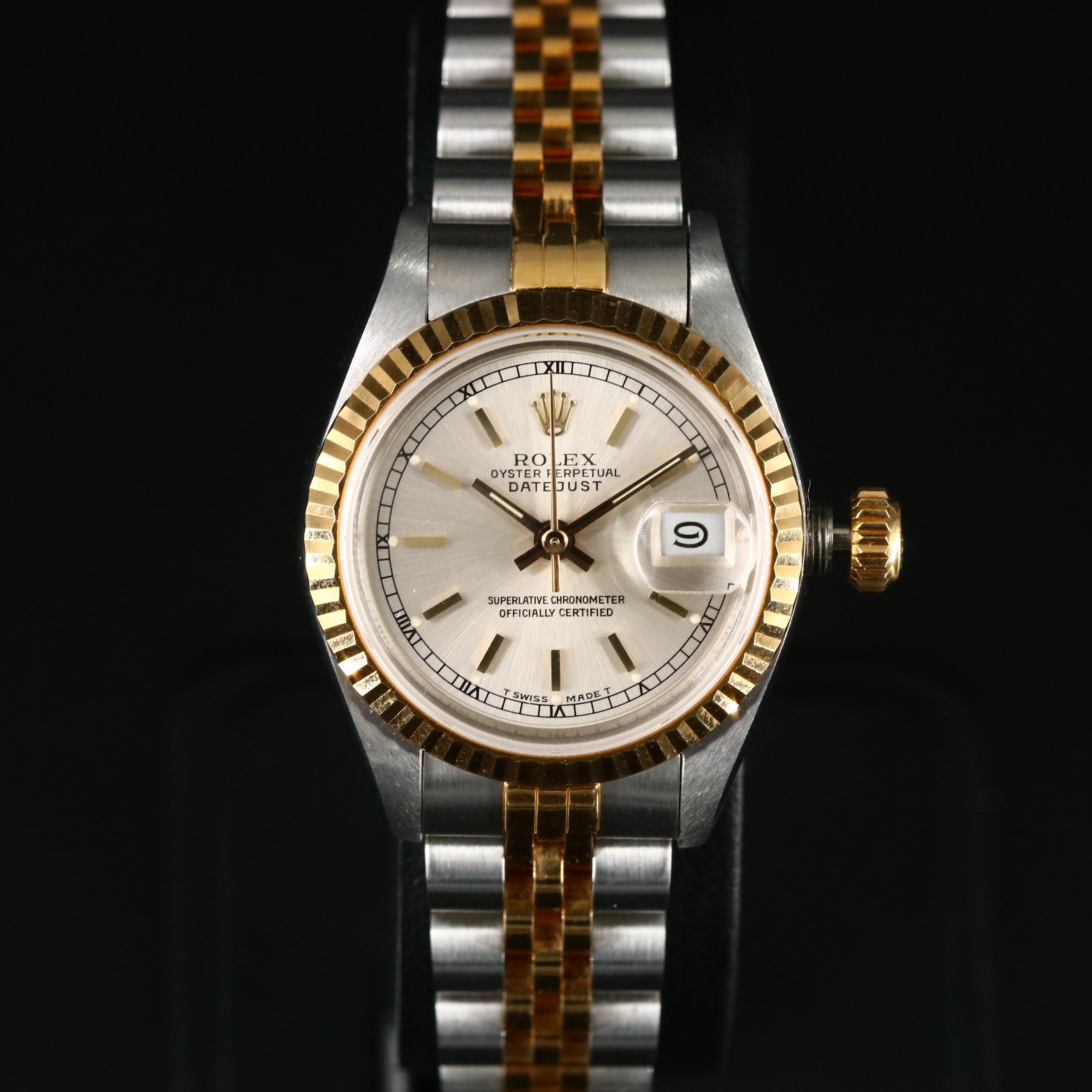 1989 Rolex Datejust 18K Gold and Stainless Steel Automatic Watch