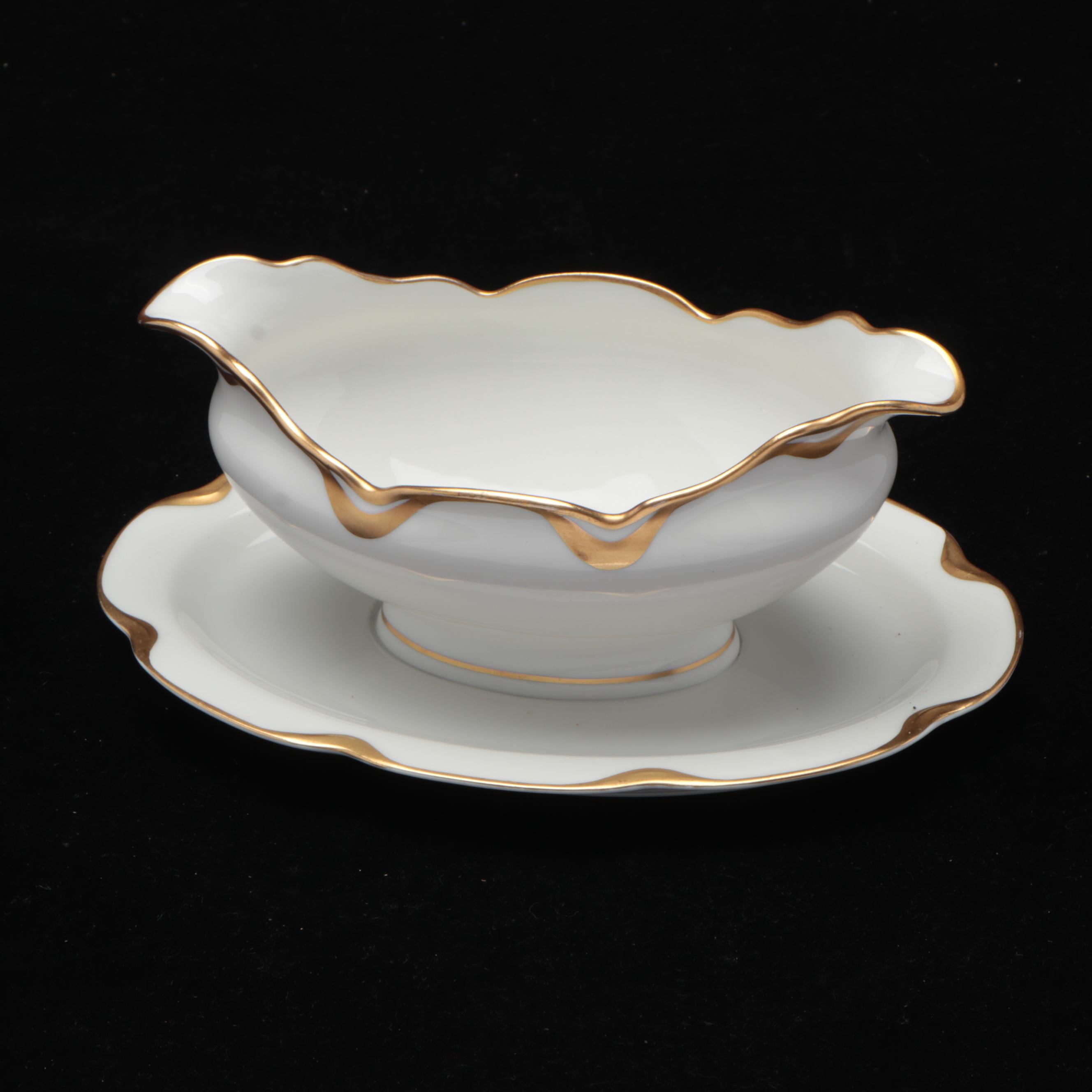 Haviland & Co. Limoges "Silver Anniversary" Porcelain Dinnerware