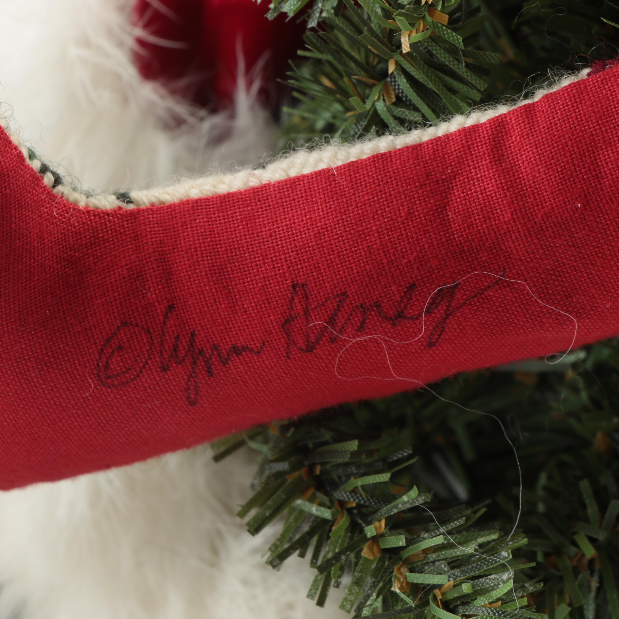 Lynn Haney Collection "Christmas Express" Santa and Bear Figurine, 1999