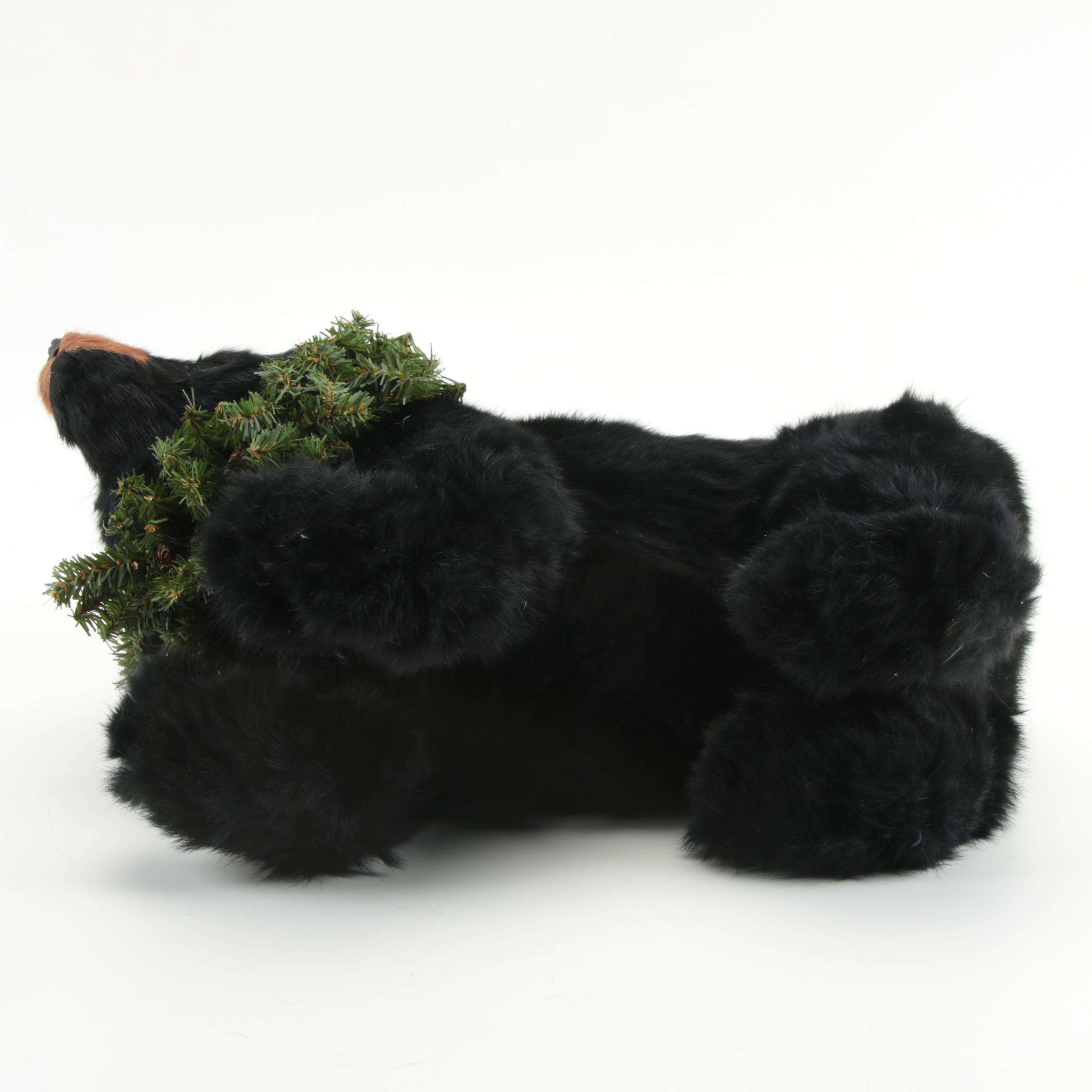 Lynn Haney Collection "Christmas Express" Santa and Bear Figurine, 1999