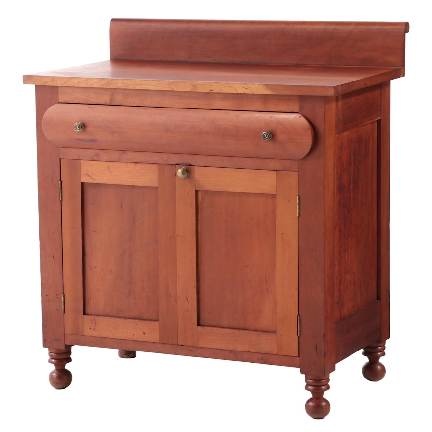 Late Federal Cherrywood Washstand, Second Quarter 19th Century